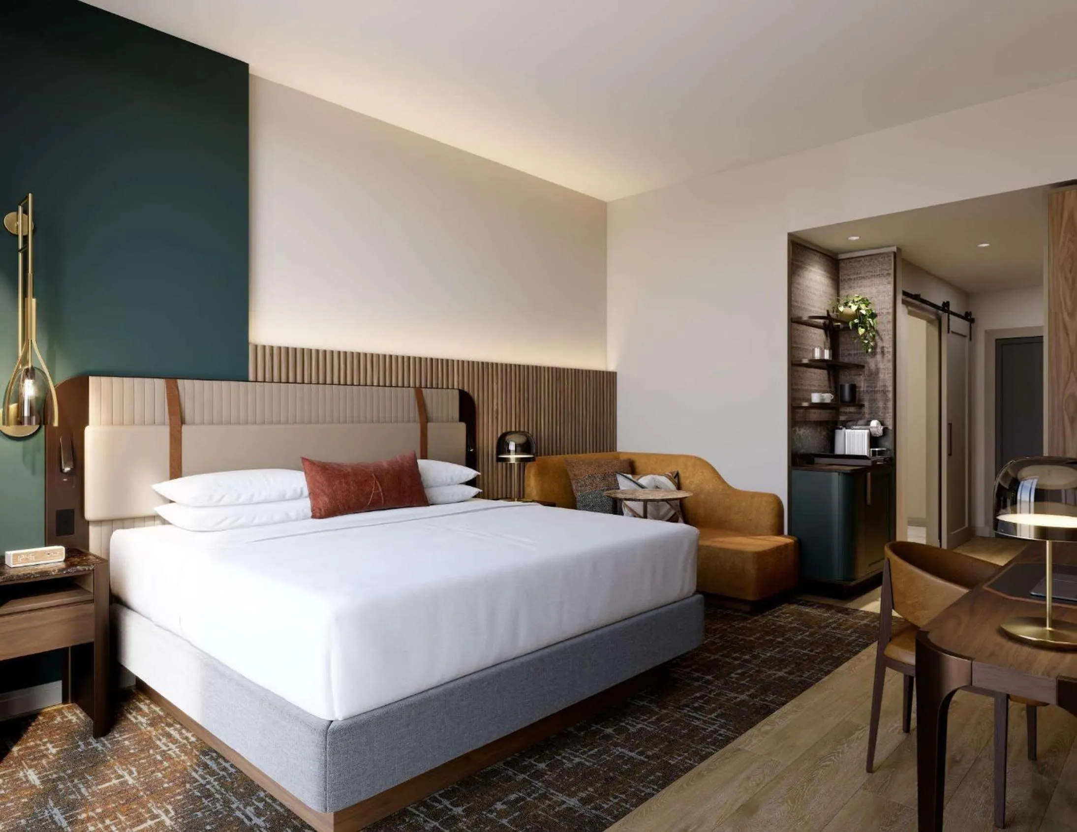 Bedroom, Bed in Hotel Phoenix Atlanta