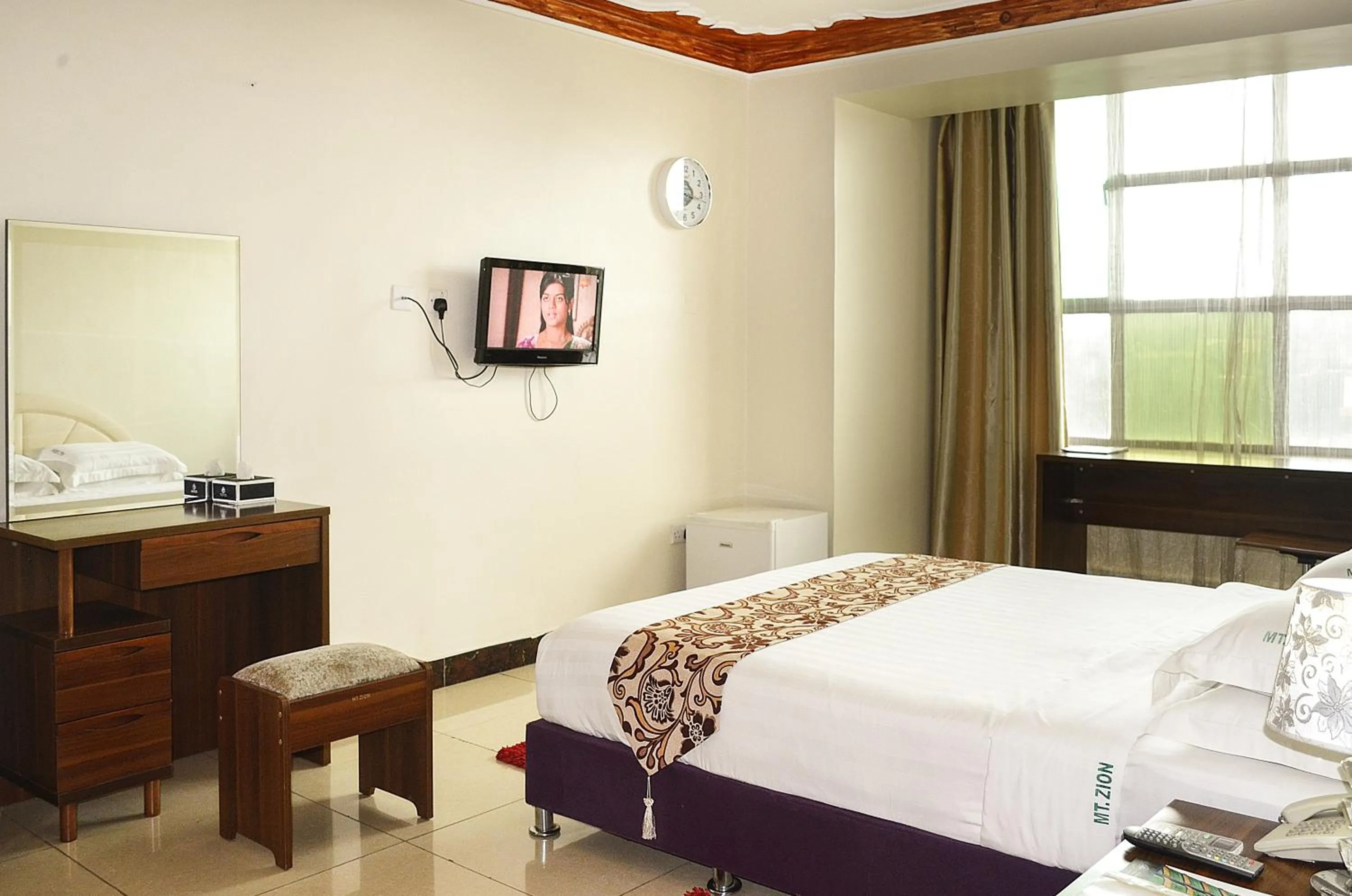 Bed in Mt. Zion Hotel