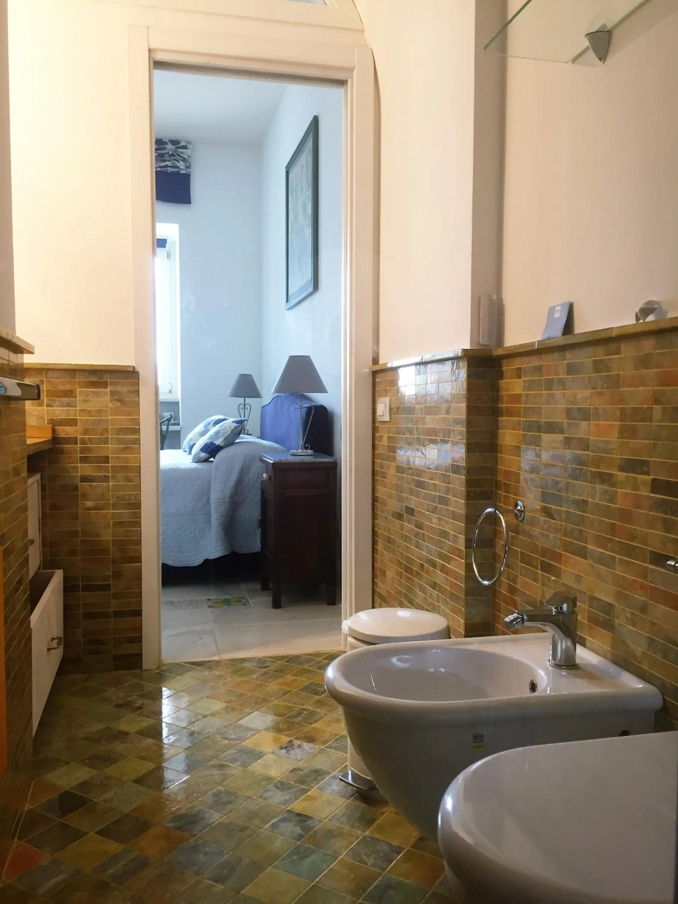 Bathroom, Bed in La Casa di Vania