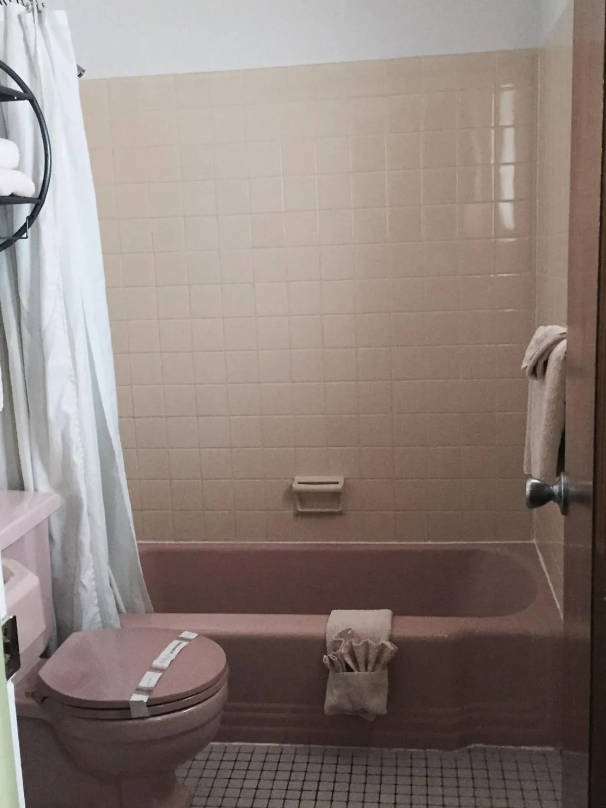 Shower in Caribbean Motel