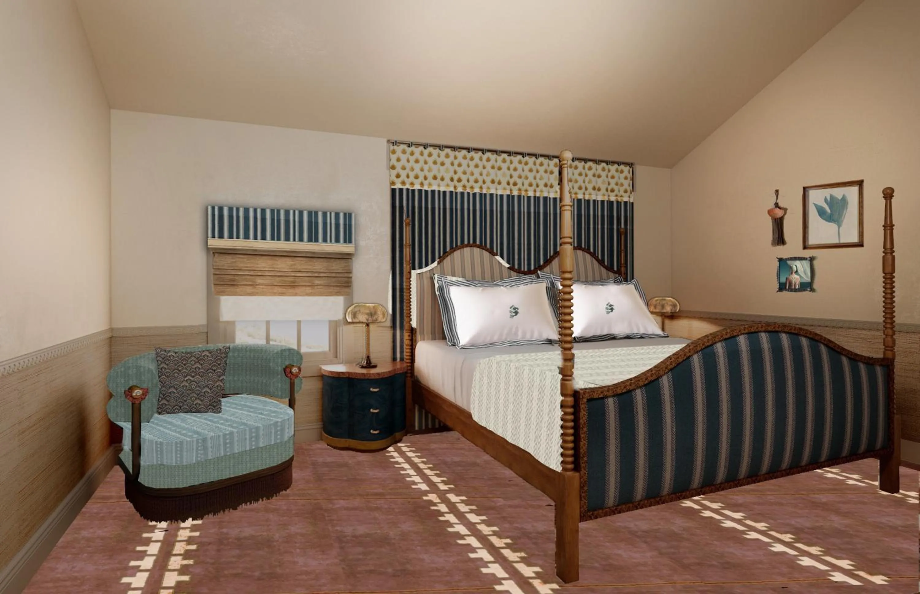 Bed in Faraway Sag Harbor