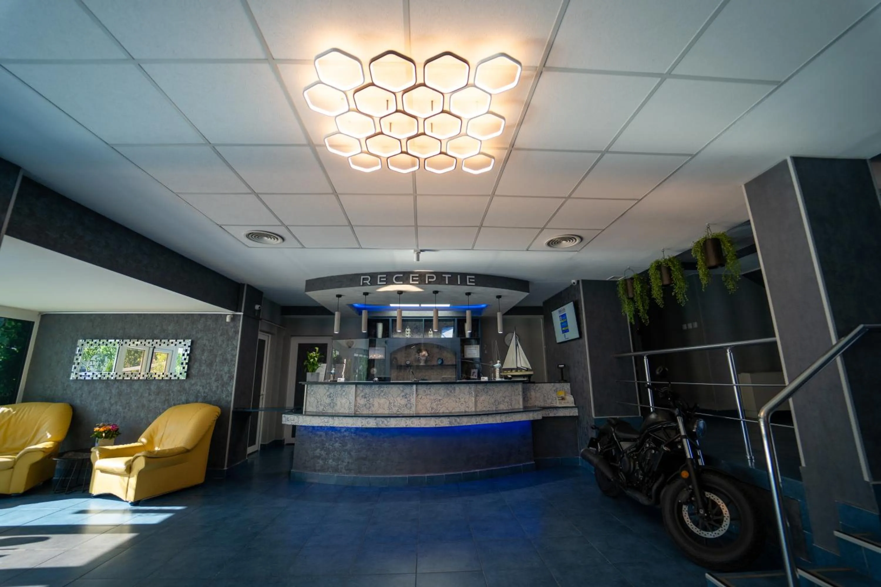 Lobby or reception in Hotel Apollo