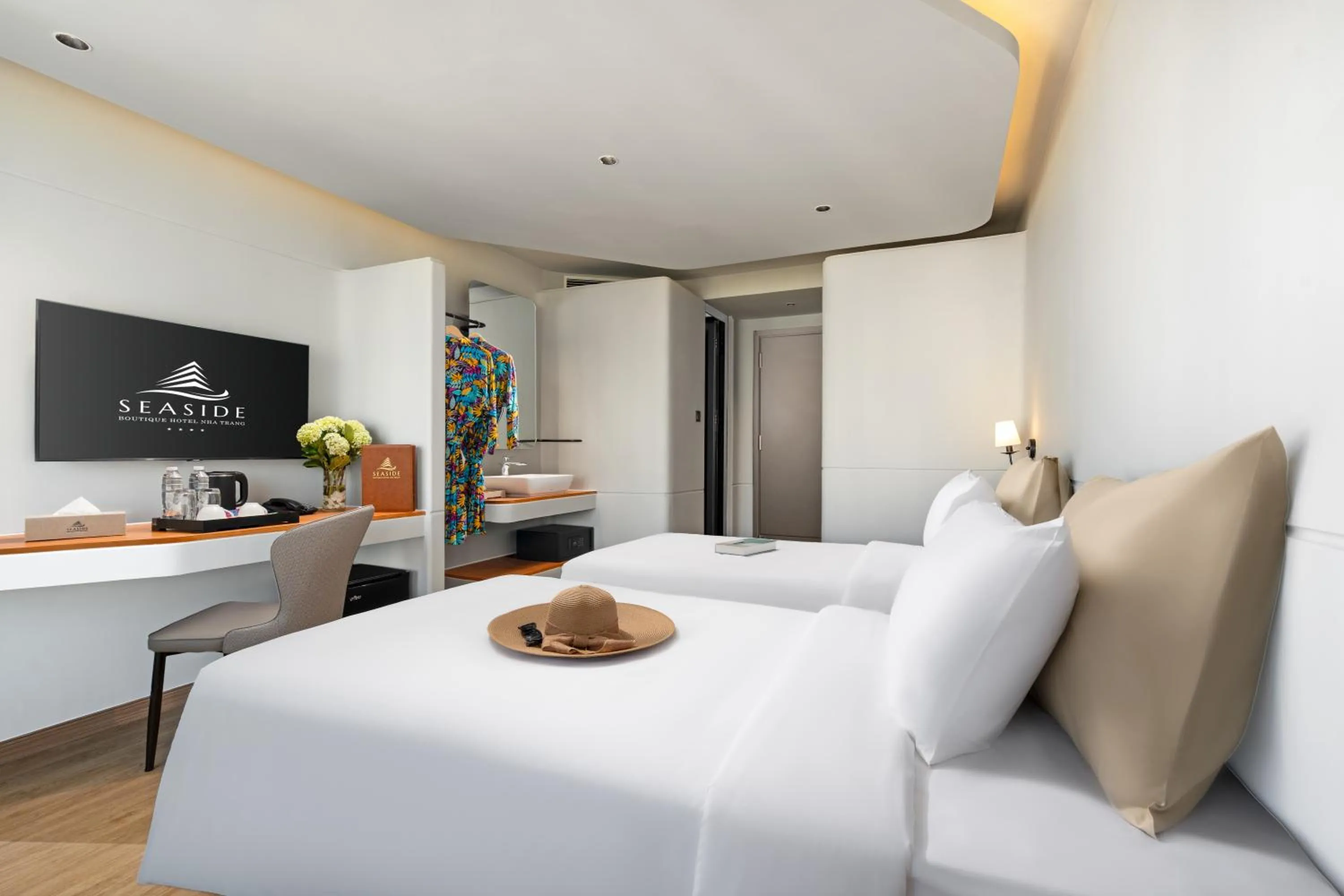 Bed in Seaside Boutique Hotel Nha Trang Beach