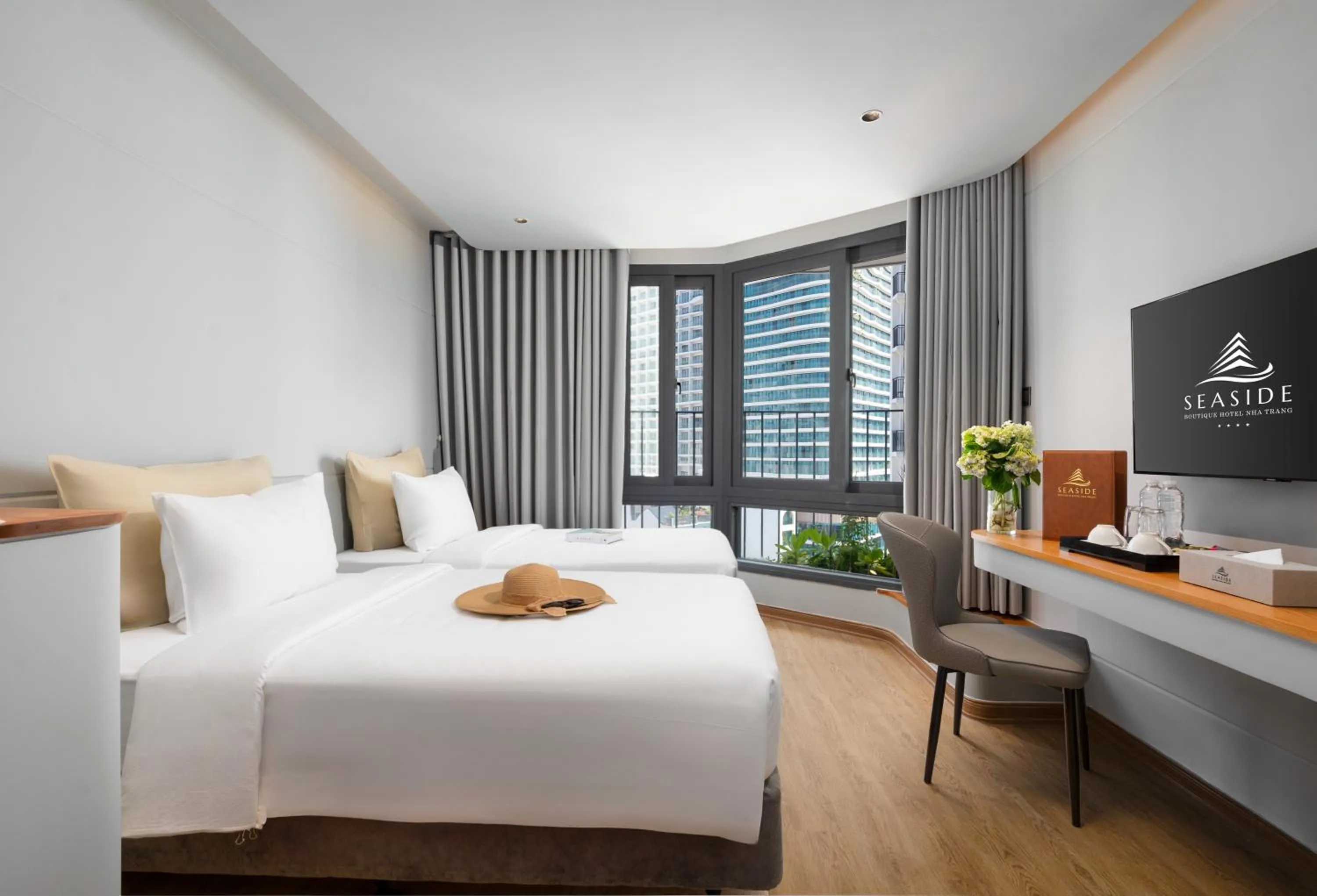 Bed in Seaside Boutique Hotel Nha Trang Beach