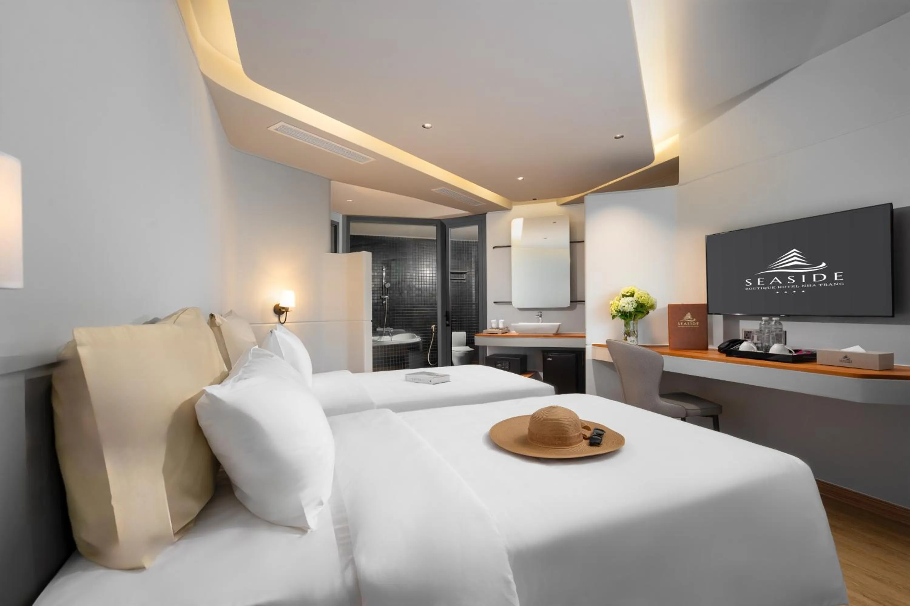 Bed in Seaside Boutique Hotel Nha Trang Beach