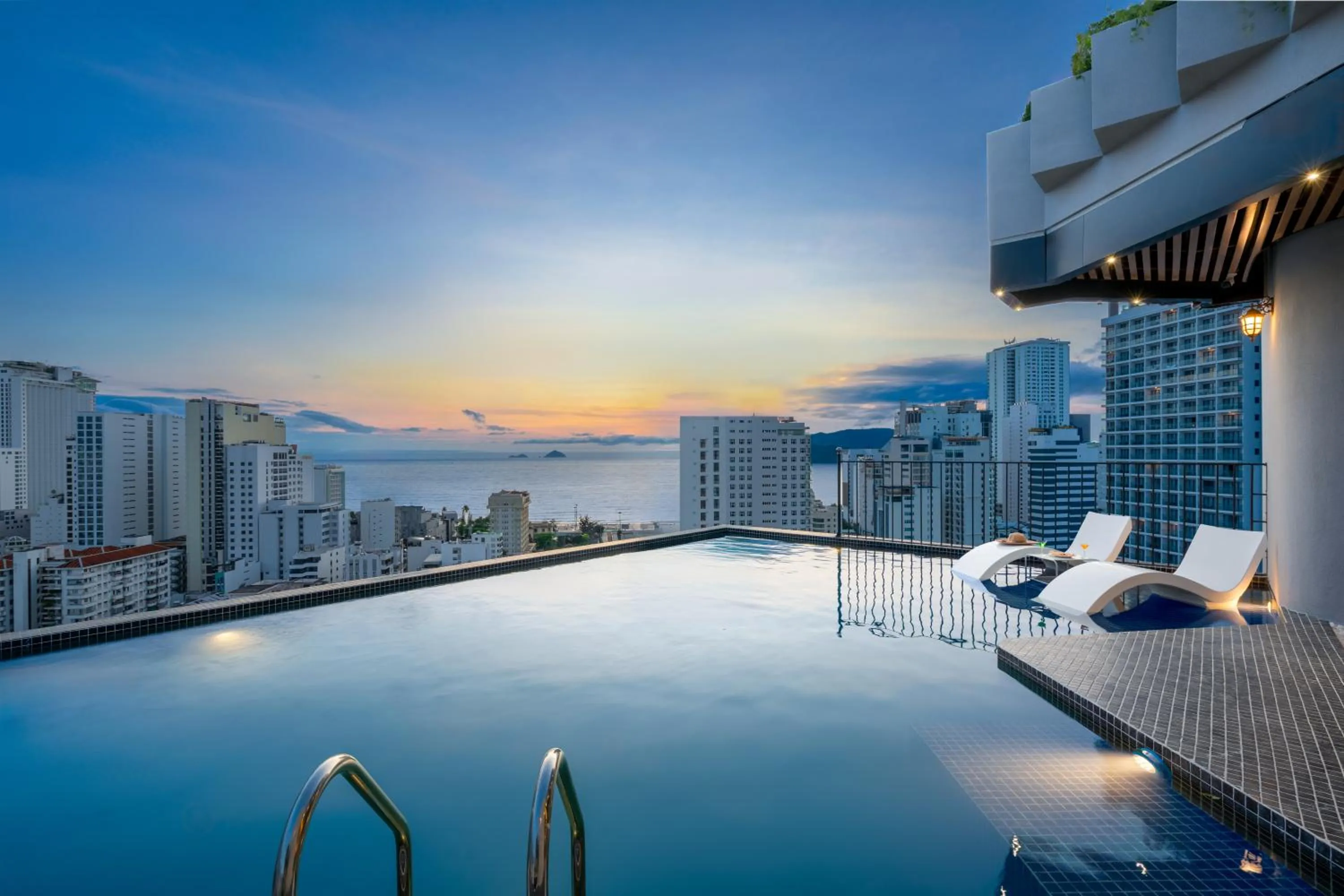 Pool view in Seaside Boutique Hotel Nha Trang Beach