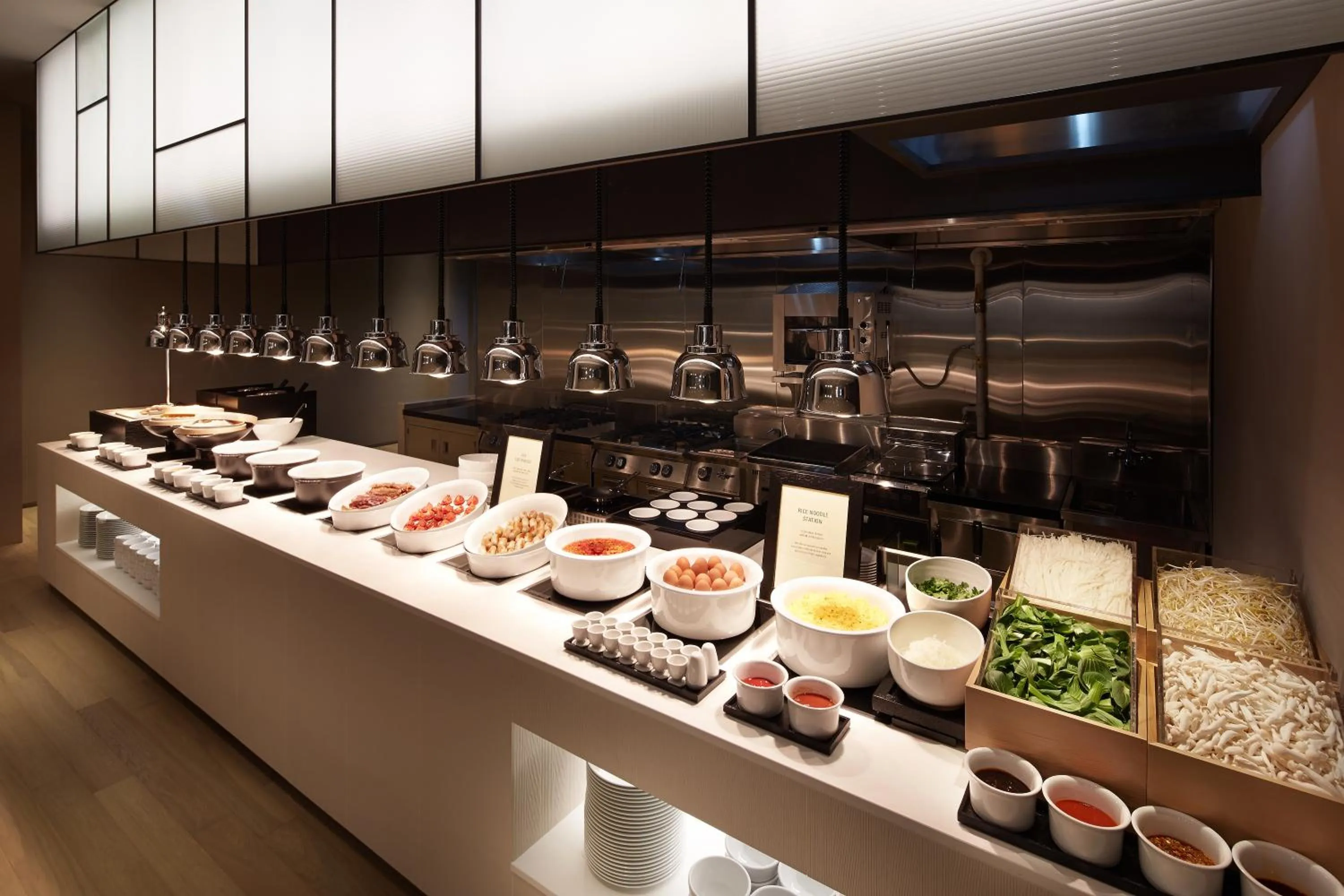 Buffet breakfast in Shilla Stay Ulsan