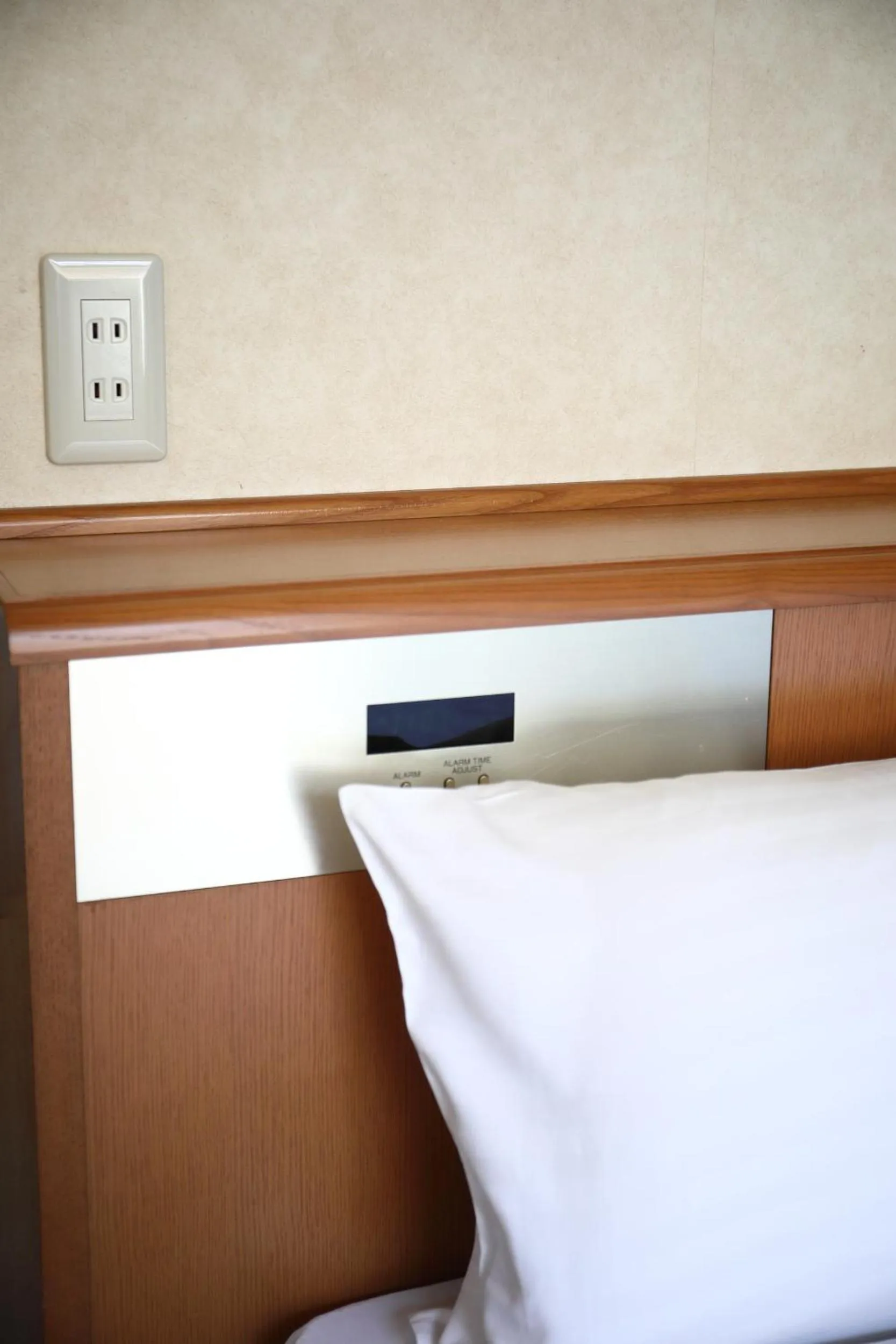 Decorative detail, Bed in Toyooka Sky Hotel