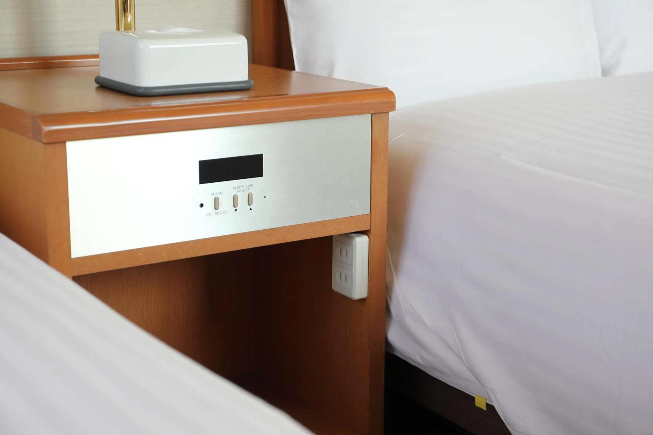 Decorative detail, Bed in Toyooka Sky Hotel