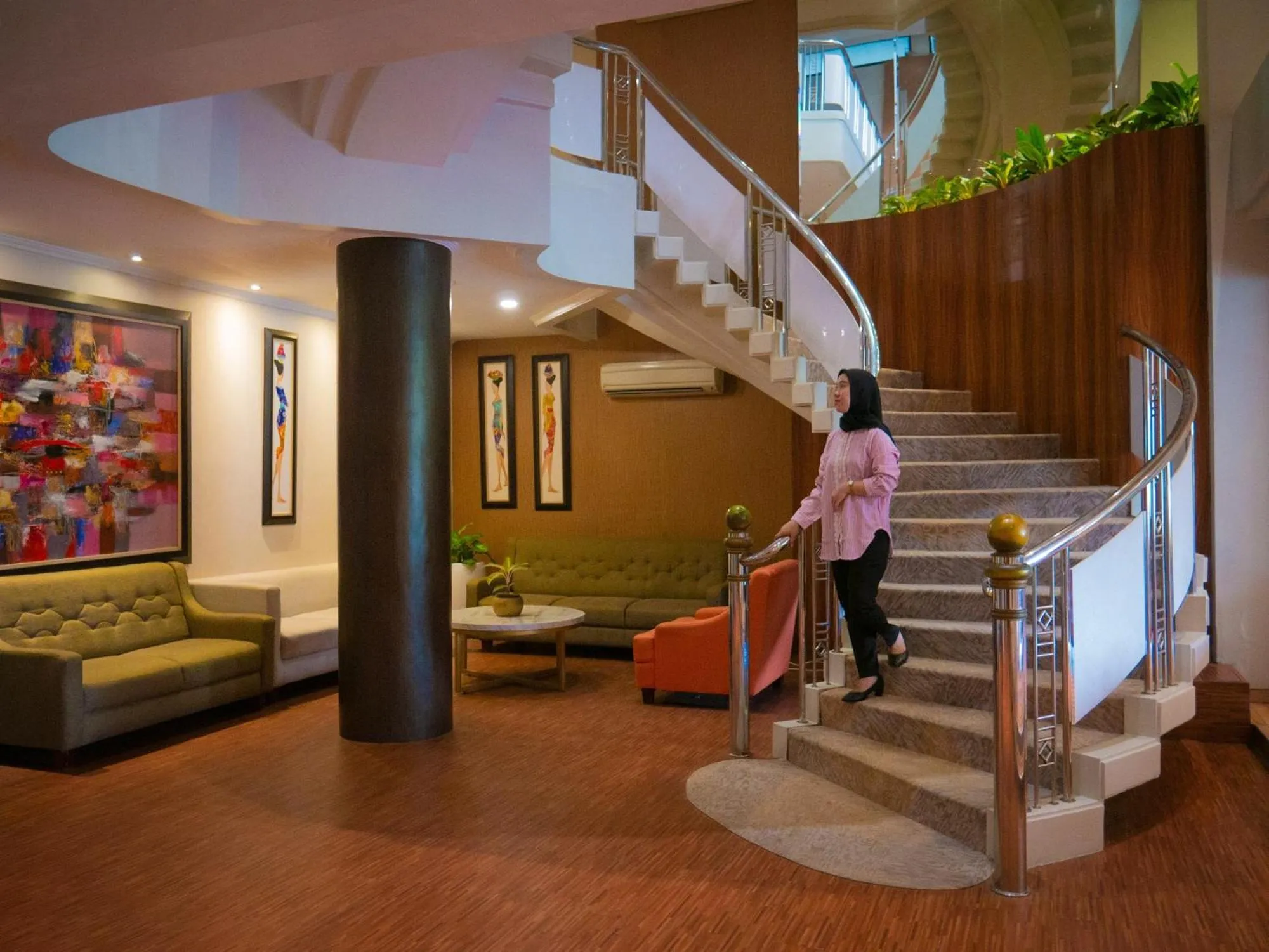 Lobby or reception in Hotel Nirwana Pekalongan