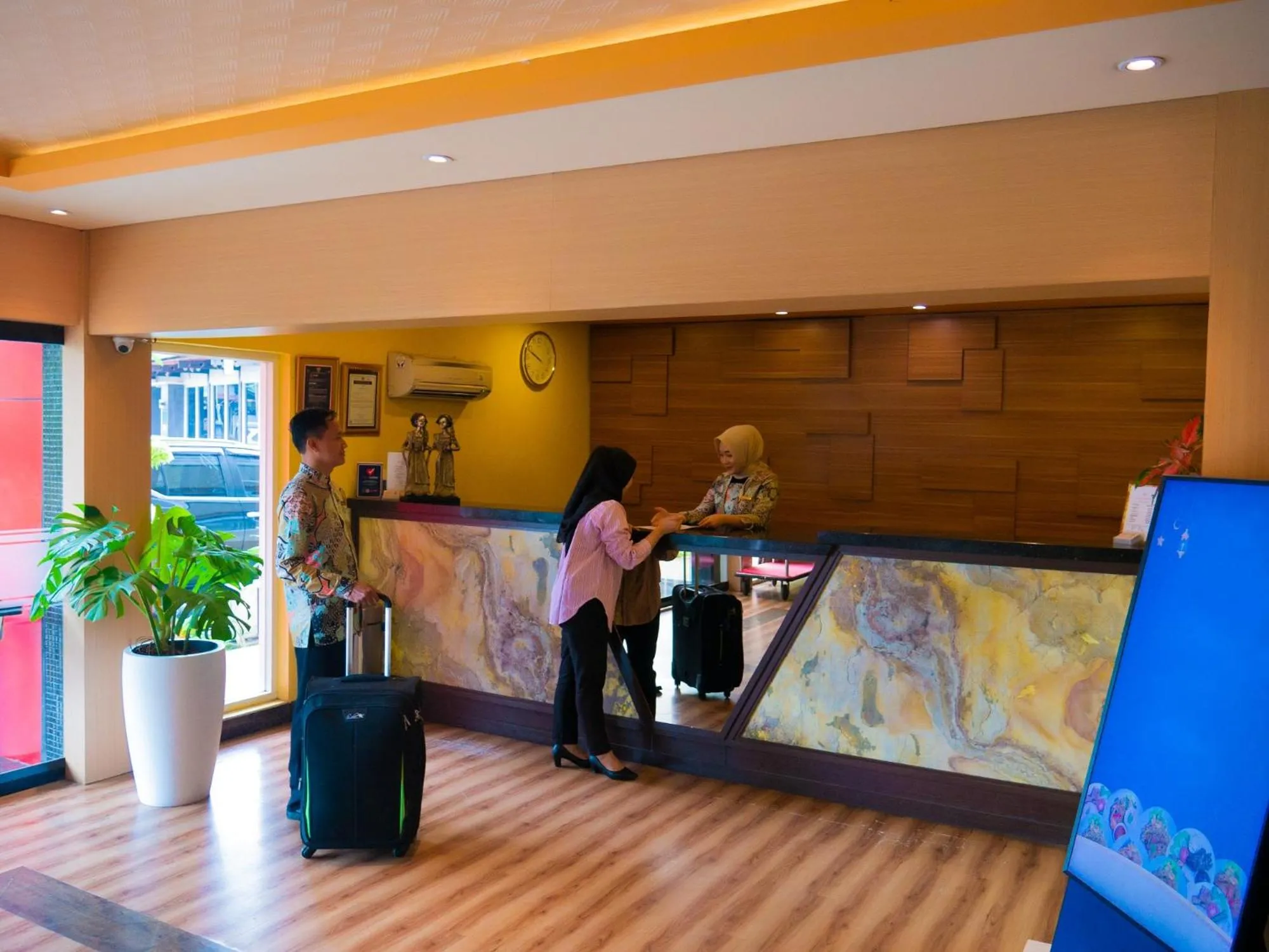 Lobby or reception in Hotel Nirwana Pekalongan