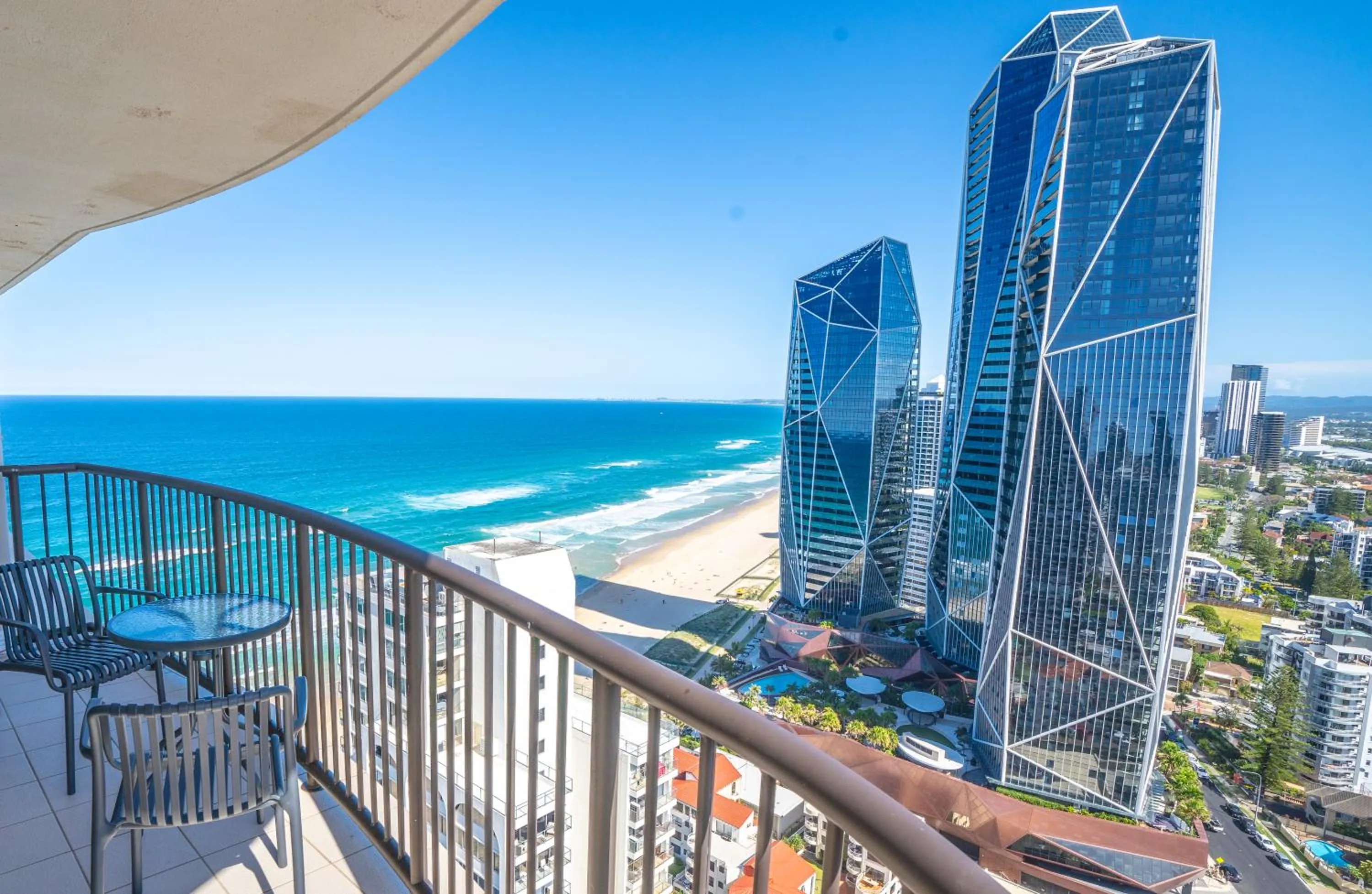 Balcony/Terrace in Surfers Aquarius on the Beach