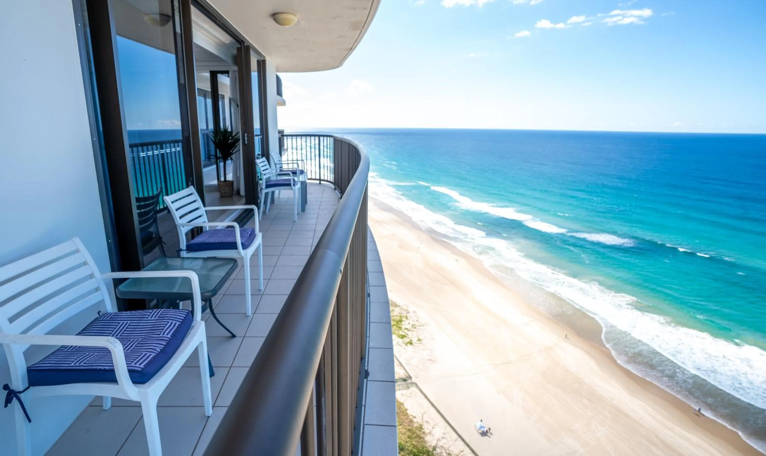 Balcony/Terrace in Surfers Aquarius on the Beach