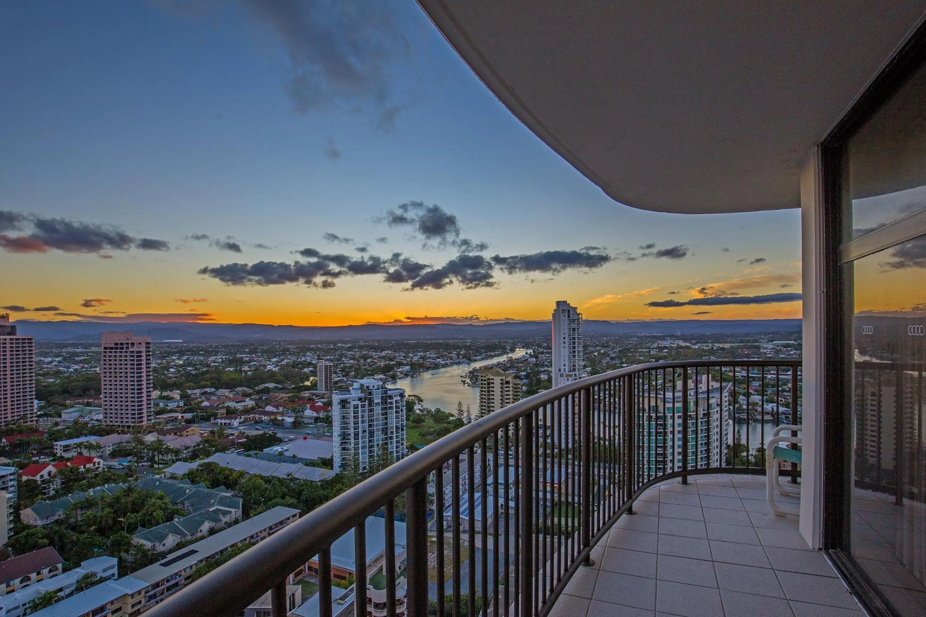 Balcony/Terrace in Surfers Aquarius on the Beach