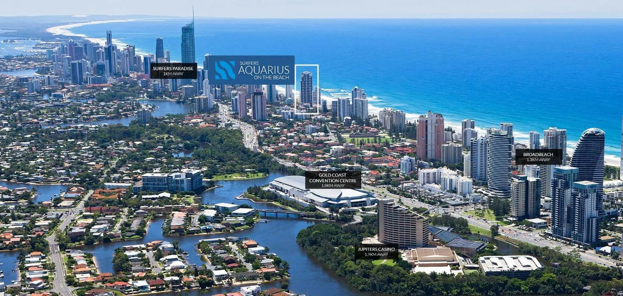 Property building in Surfers Aquarius on the Beach