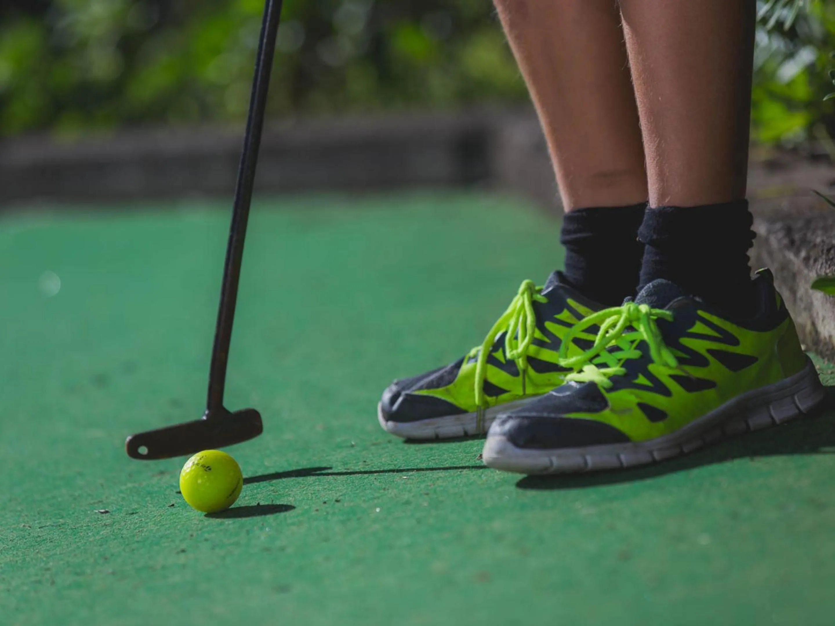 Minigolf in Pacific Park Christian Holiday Camp