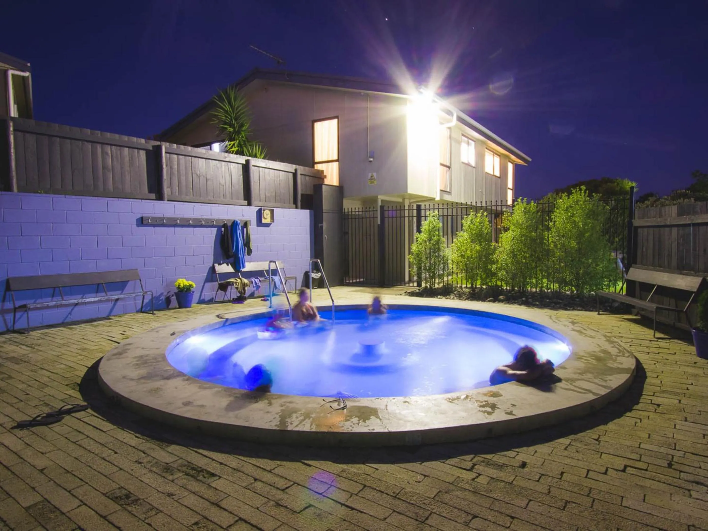 Hot Tub in Pacific Park Christian Holiday Camp