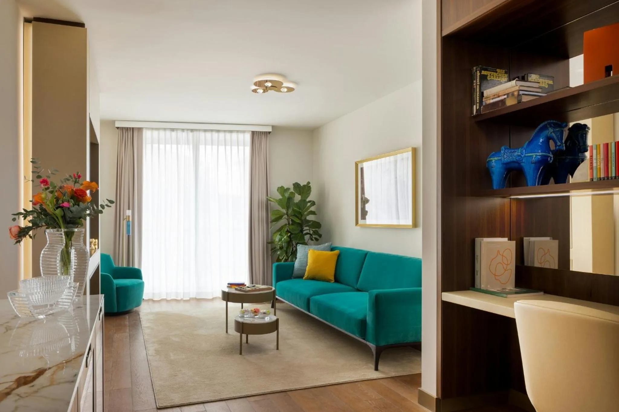 Living room in Teatro Luxury Apartments Firenze - Starhotels Collezione