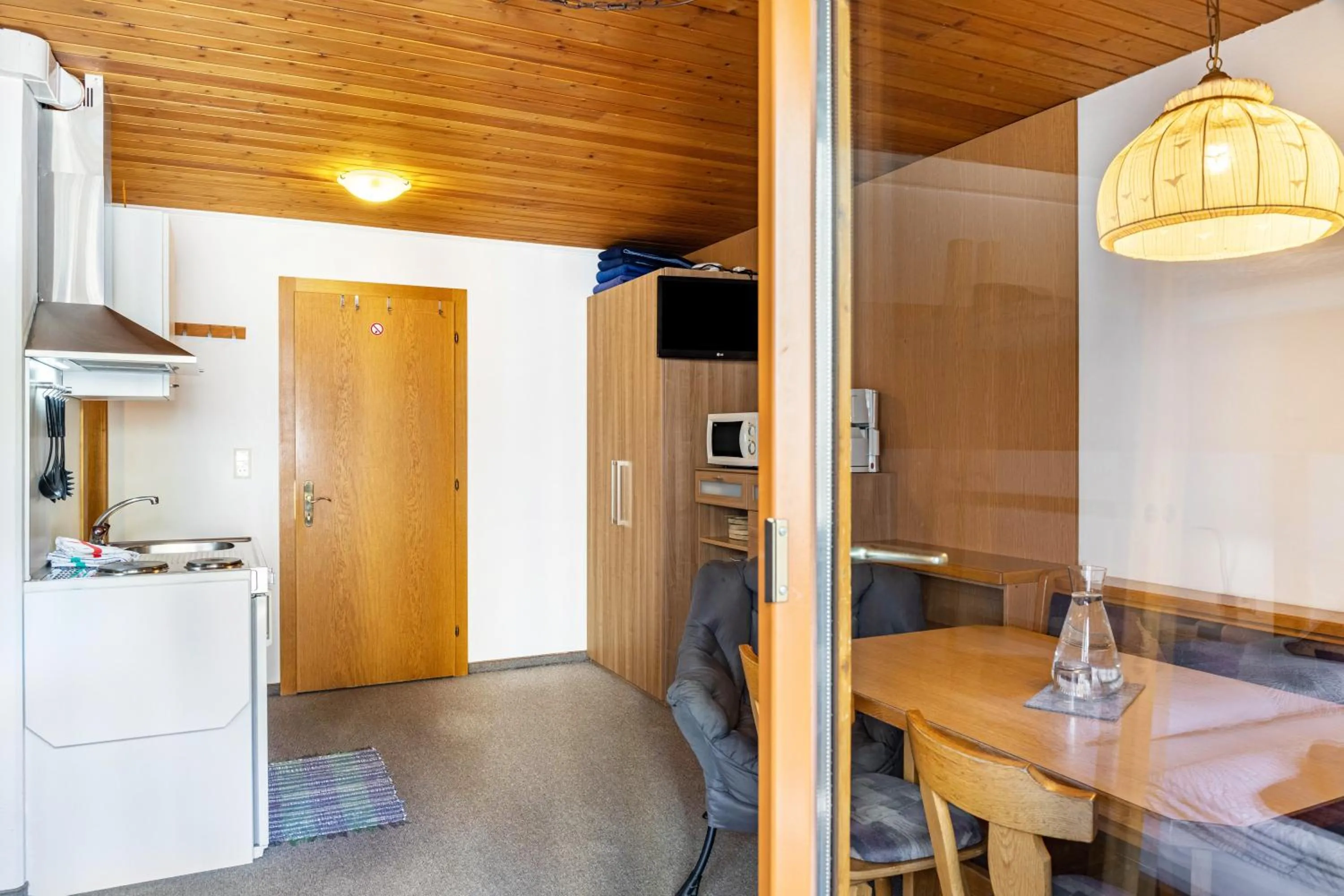 Kitchen or kitchenette in Studio Hochzillertal mit Sauna