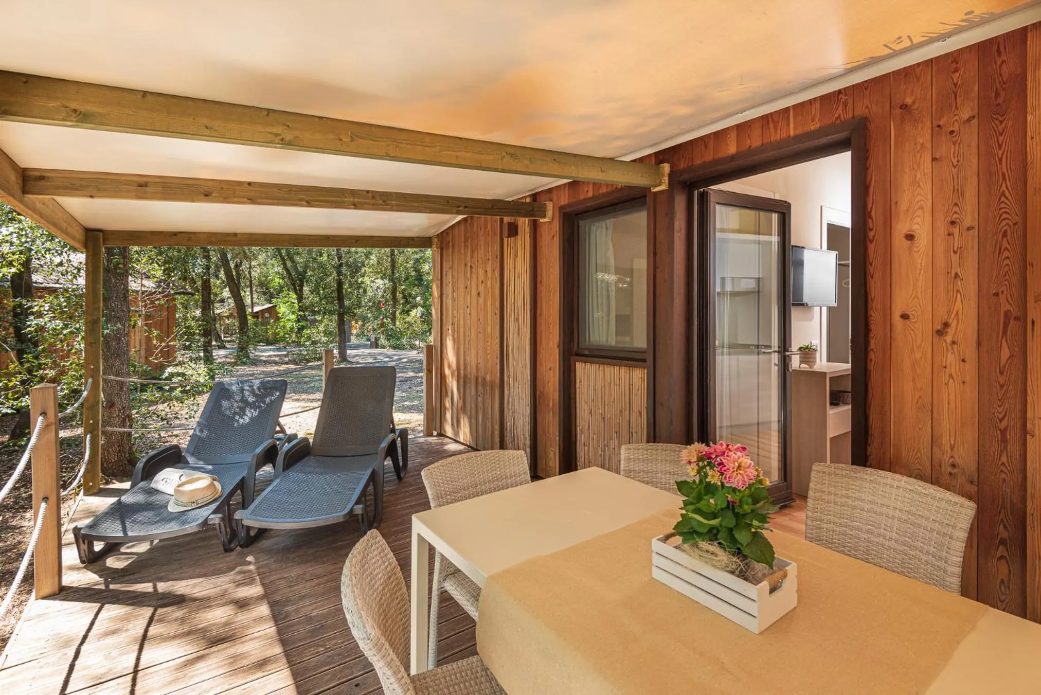 Patio in Paradù EcoVillage & Resort