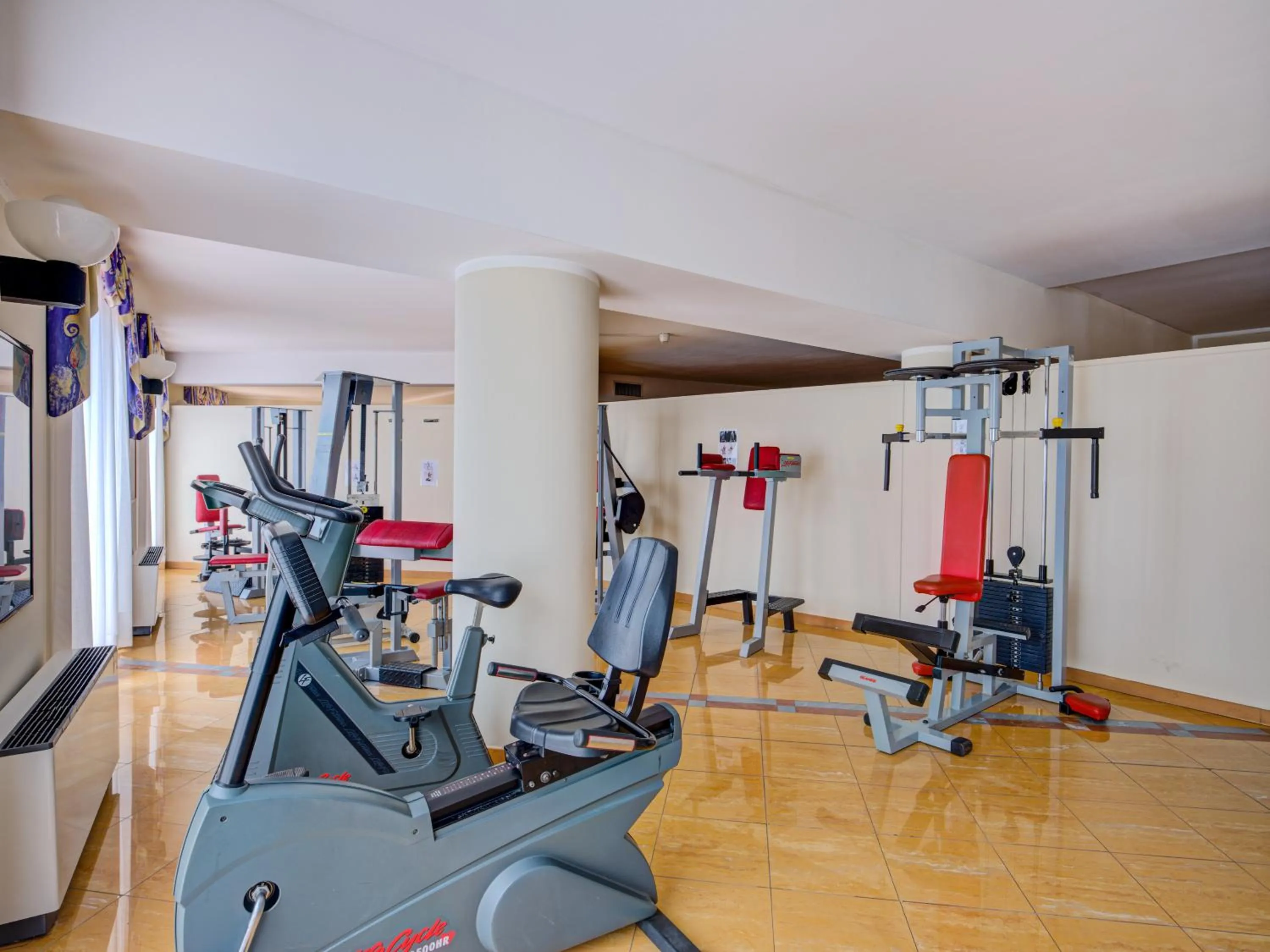 Fitness centre/facilities in Hotel Cristina
