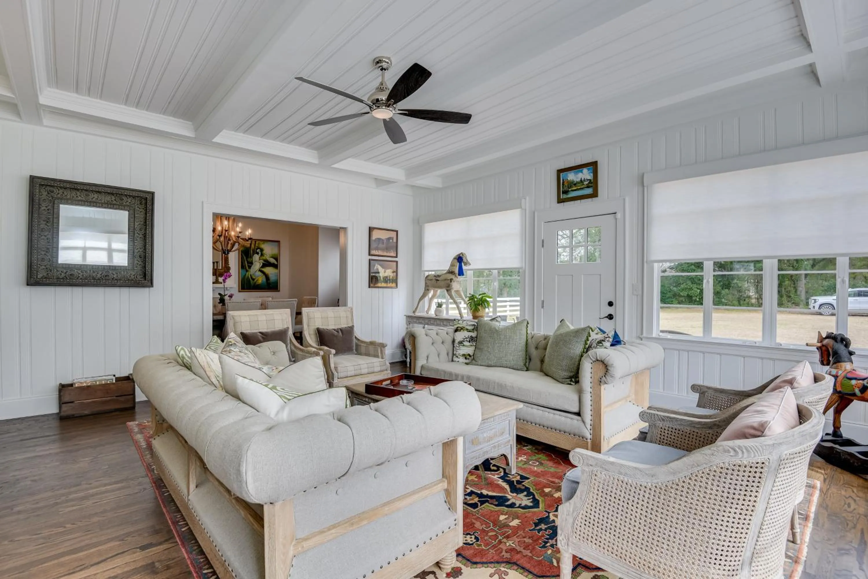 Living room in Burrell and Flynn's Farm