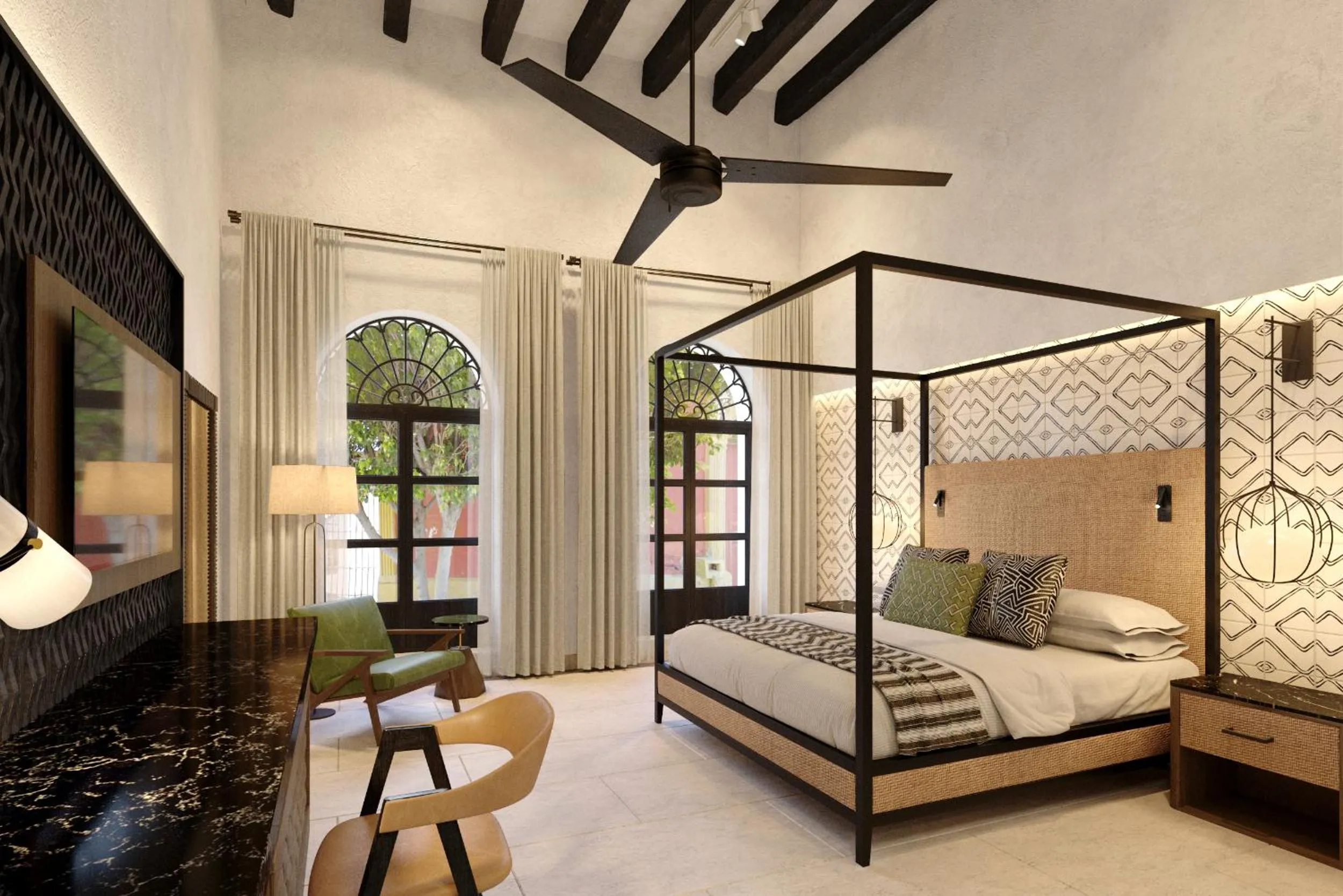 Bed in Pueblo Bonito Vantage Centro Histórico Mazatlán