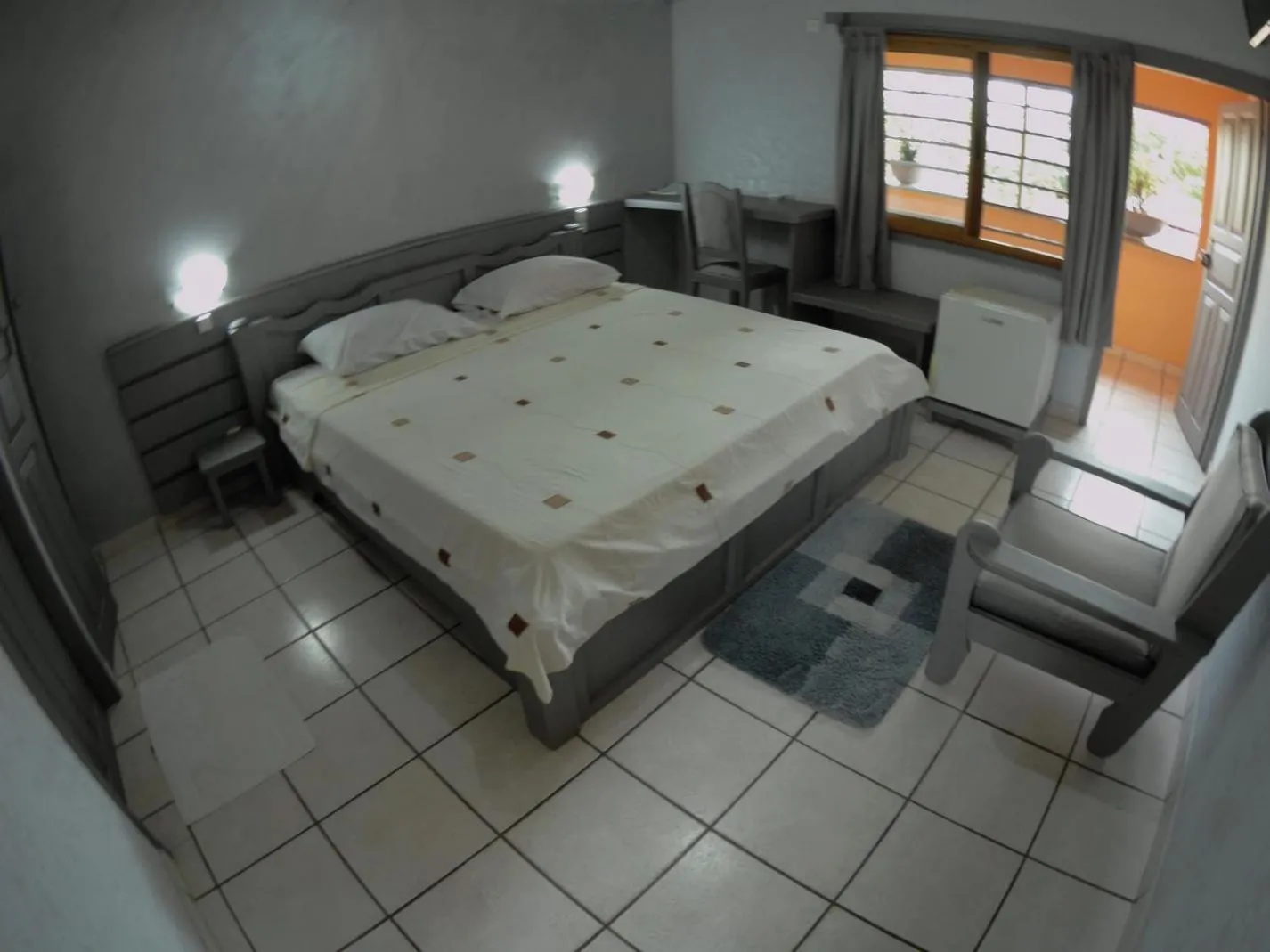 Bed in Hotel Napoleon Lagune