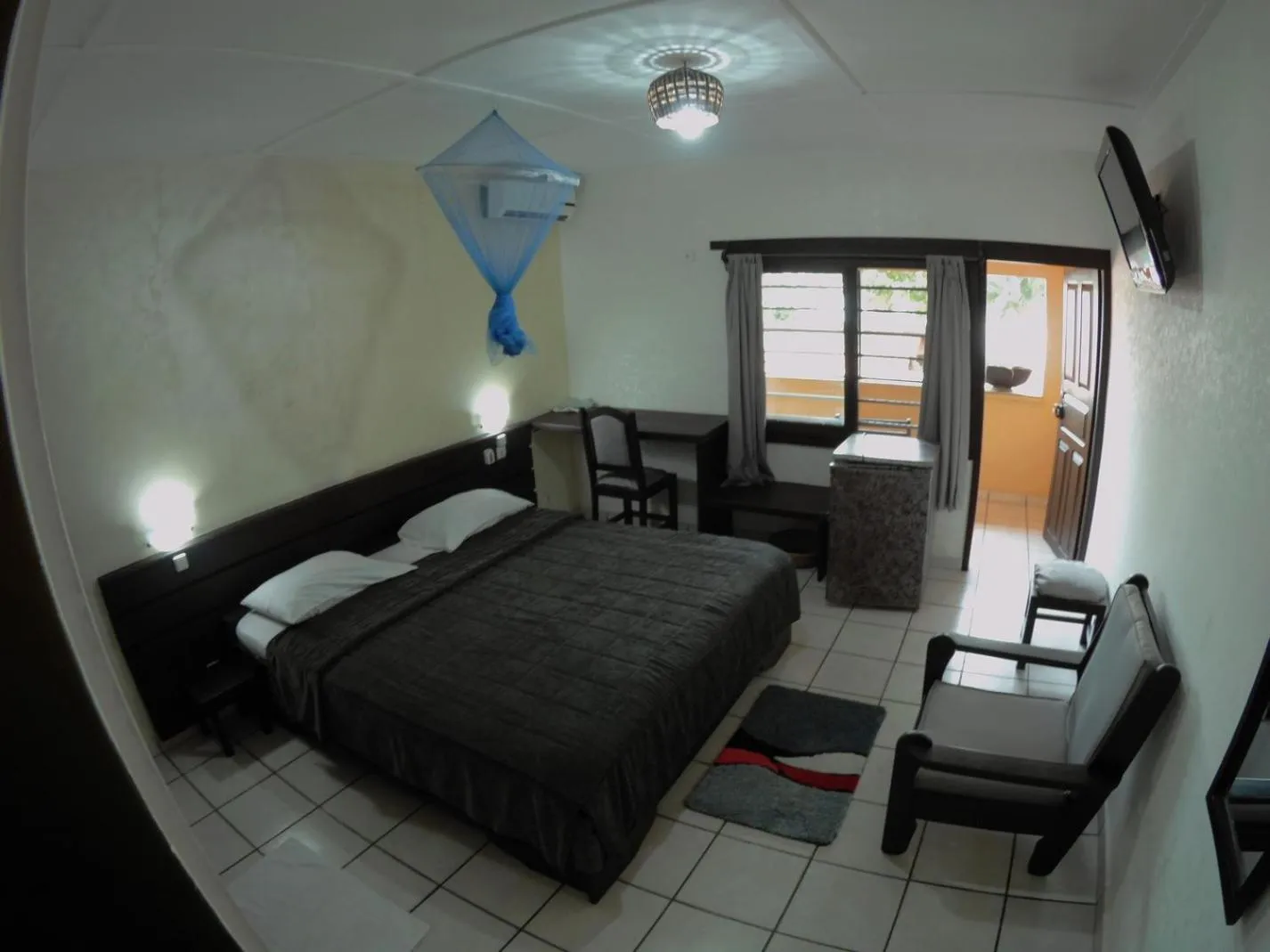 Bed in Hotel Napoleon Lagune