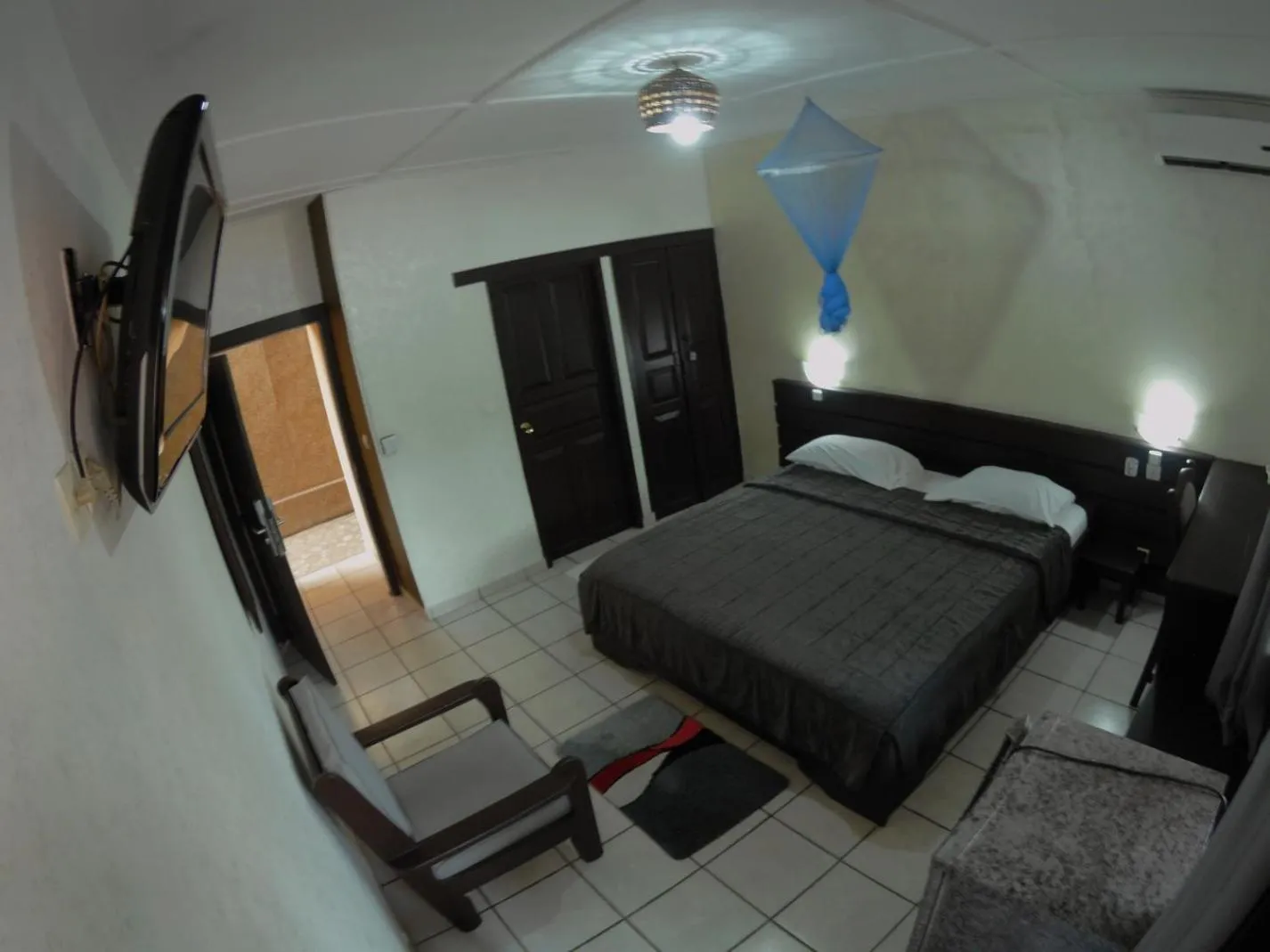 Bed in Hotel Napoleon Lagune