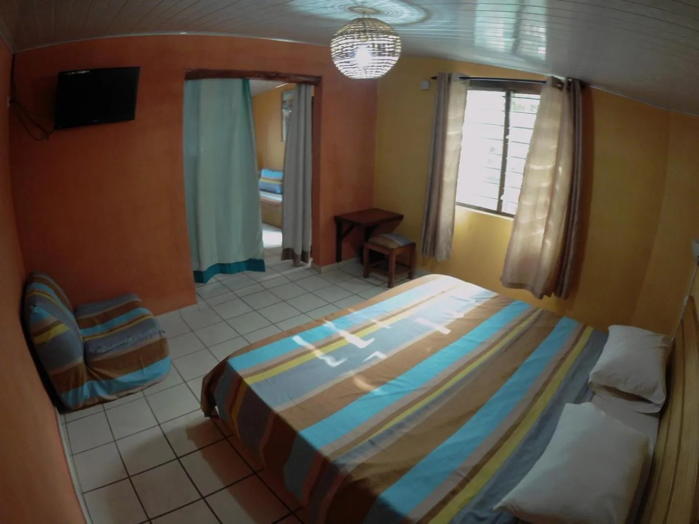 Bed in Hotel Napoleon Lagune