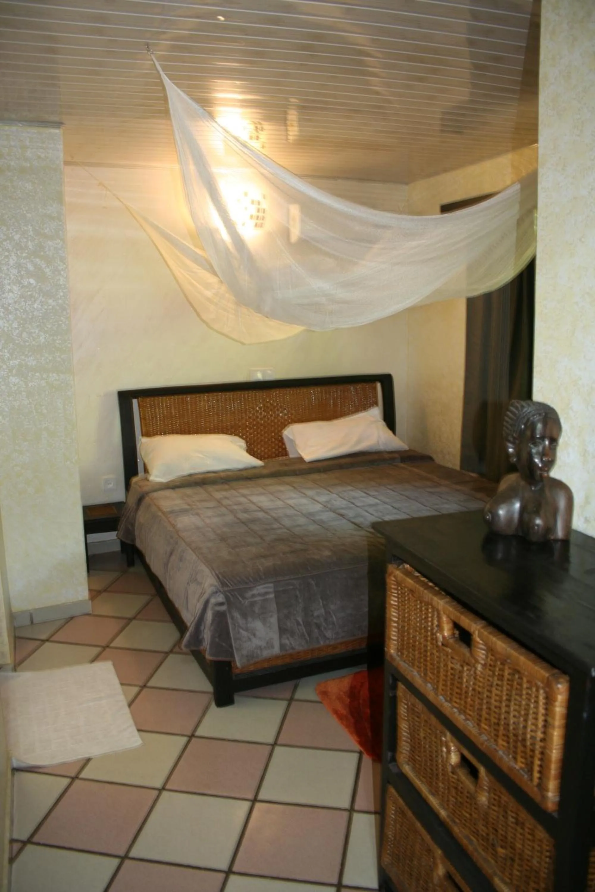 Bed in Hotel Napoleon Lagune