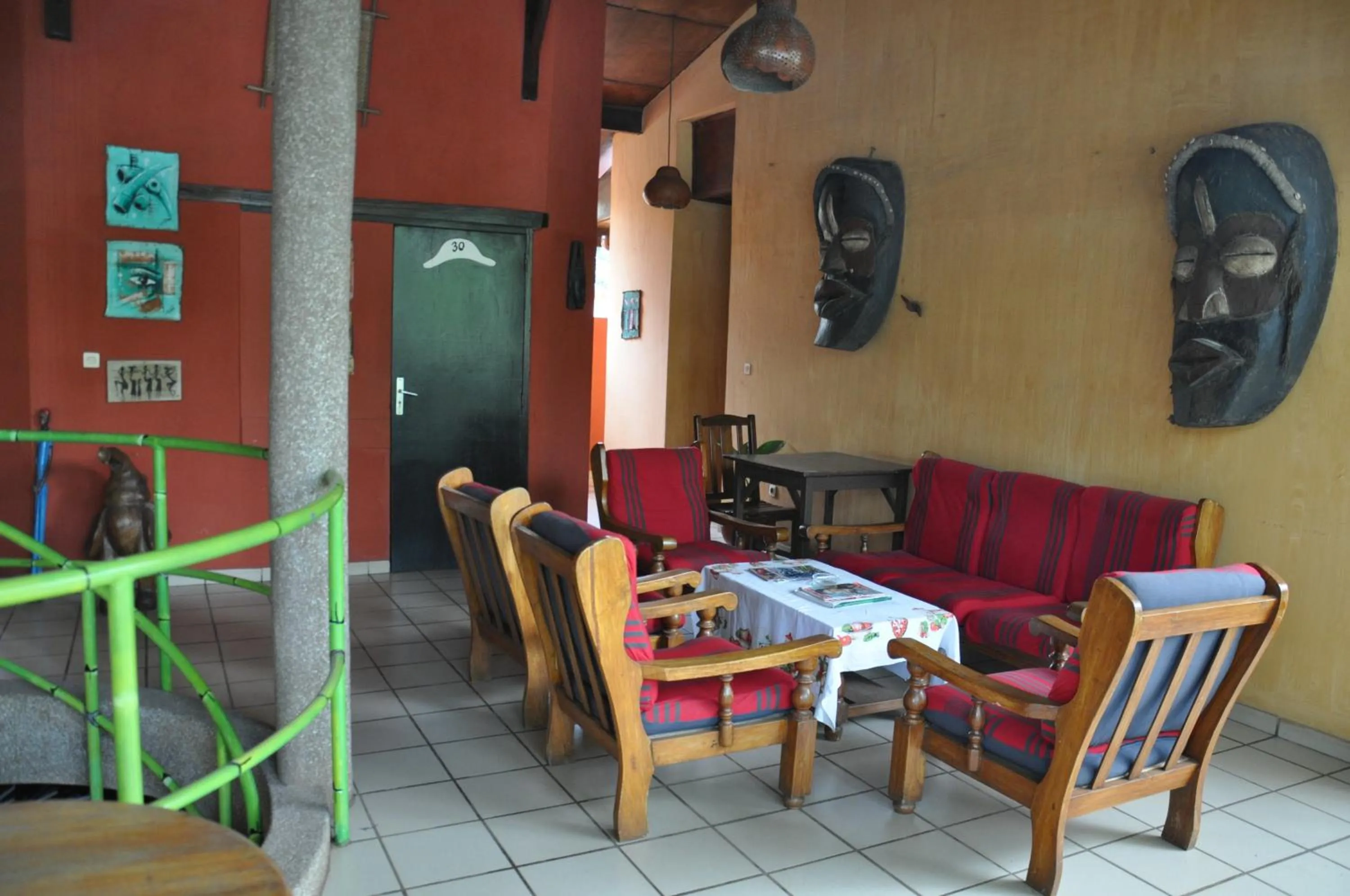 Communal lounge/ TV room in Hotel Napoleon Lagune