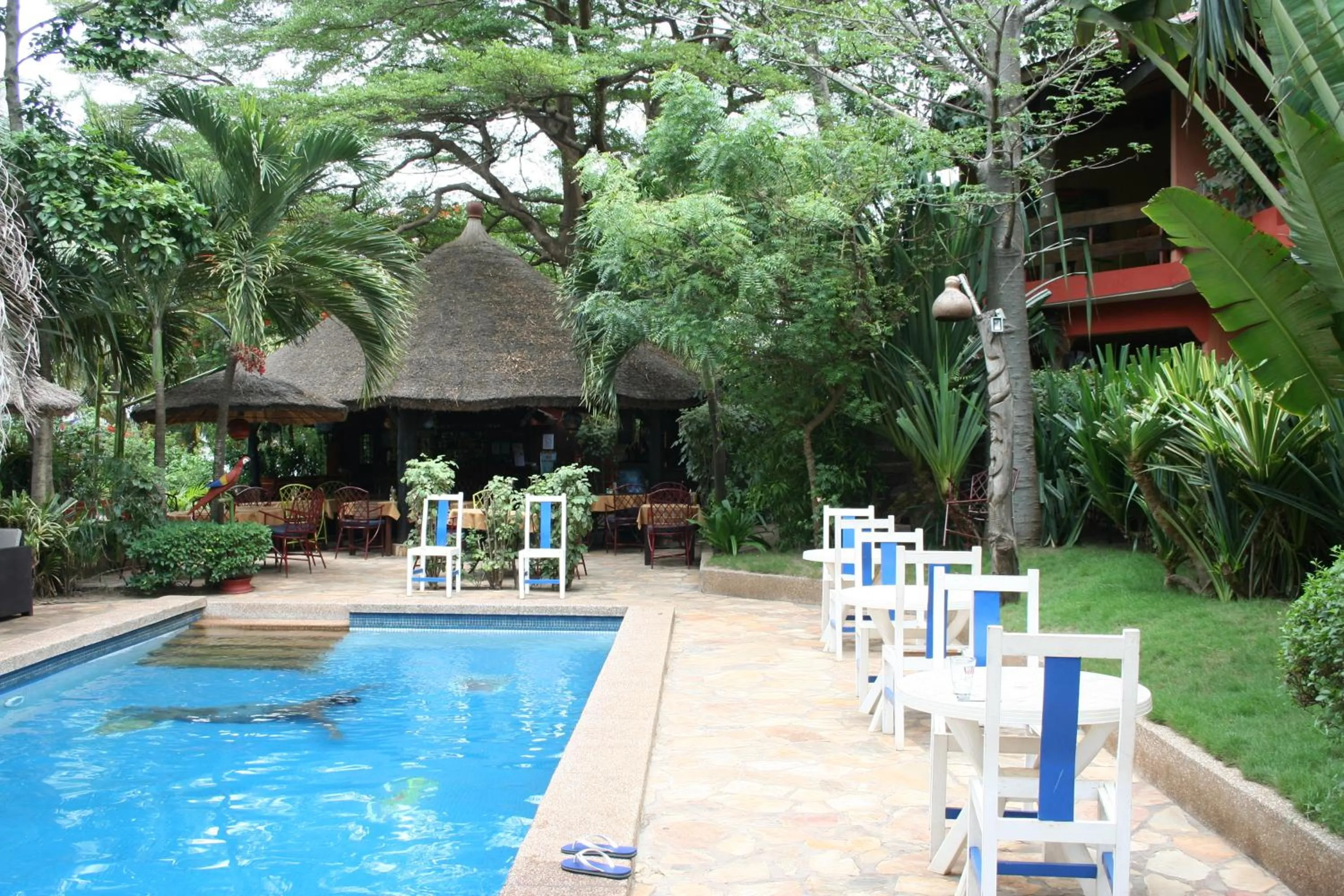 Pool view in Hotel Napoleon Lagune