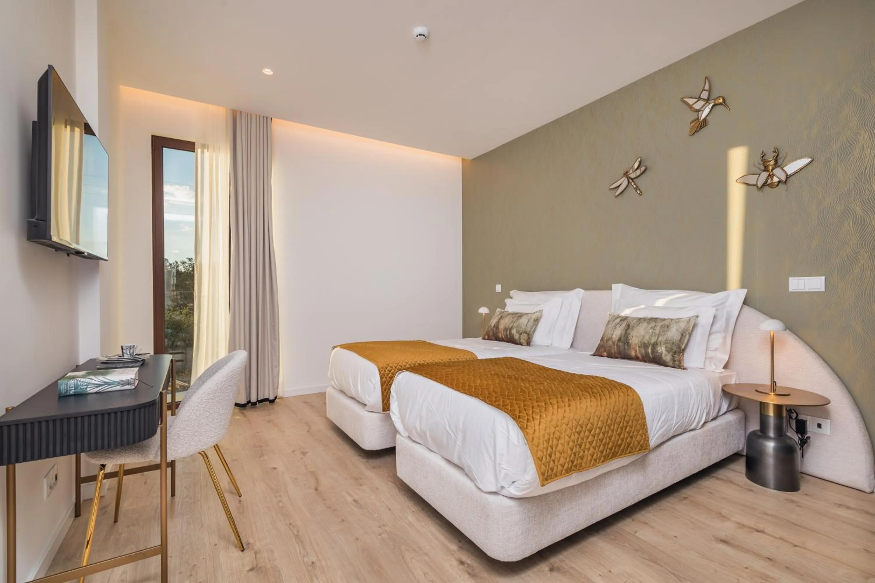 Bed in Haven Nature Hotel & Villas