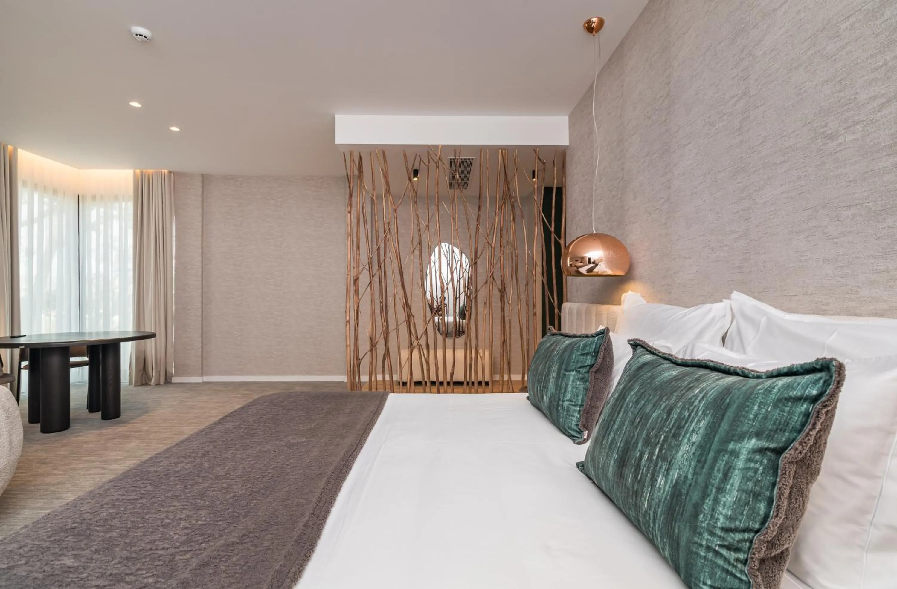 Bed in Haven Nature Hotel & Villas