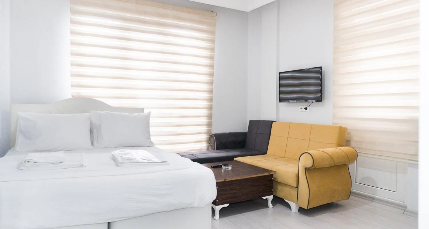 Bed in Sea House Otel