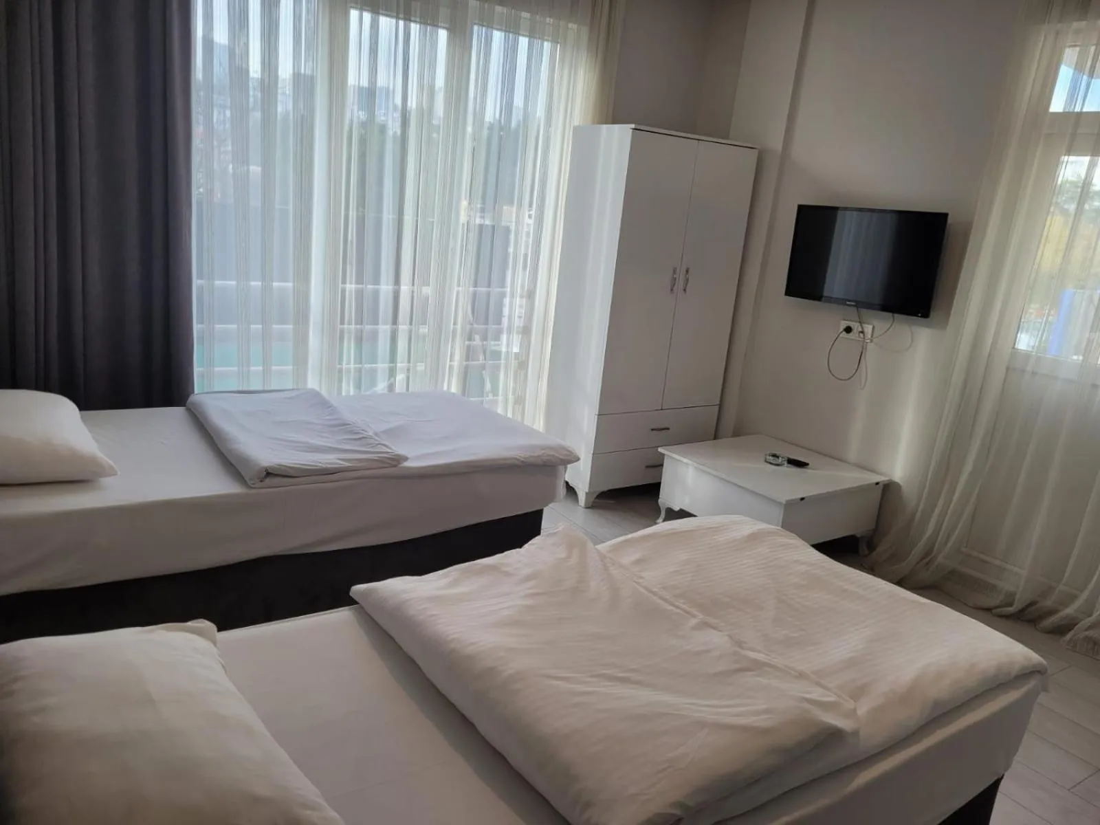 Bed in Sea House Otel