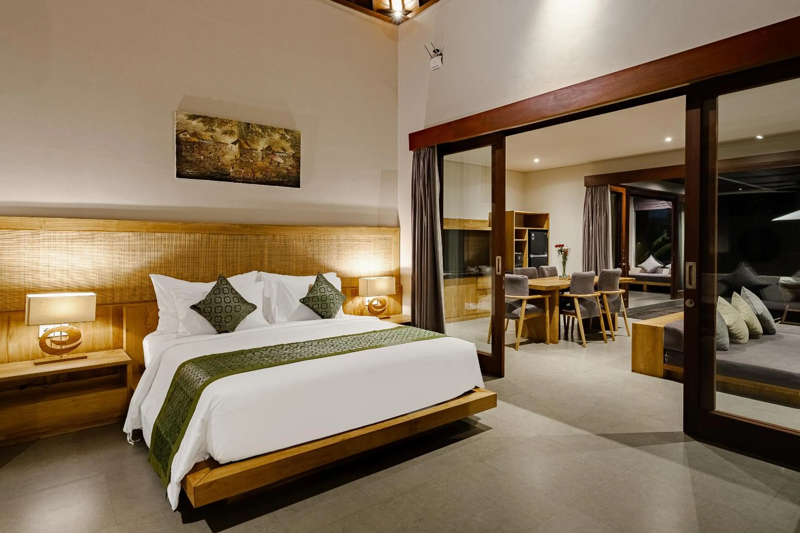 Bed in Elitya Ubud Villa
