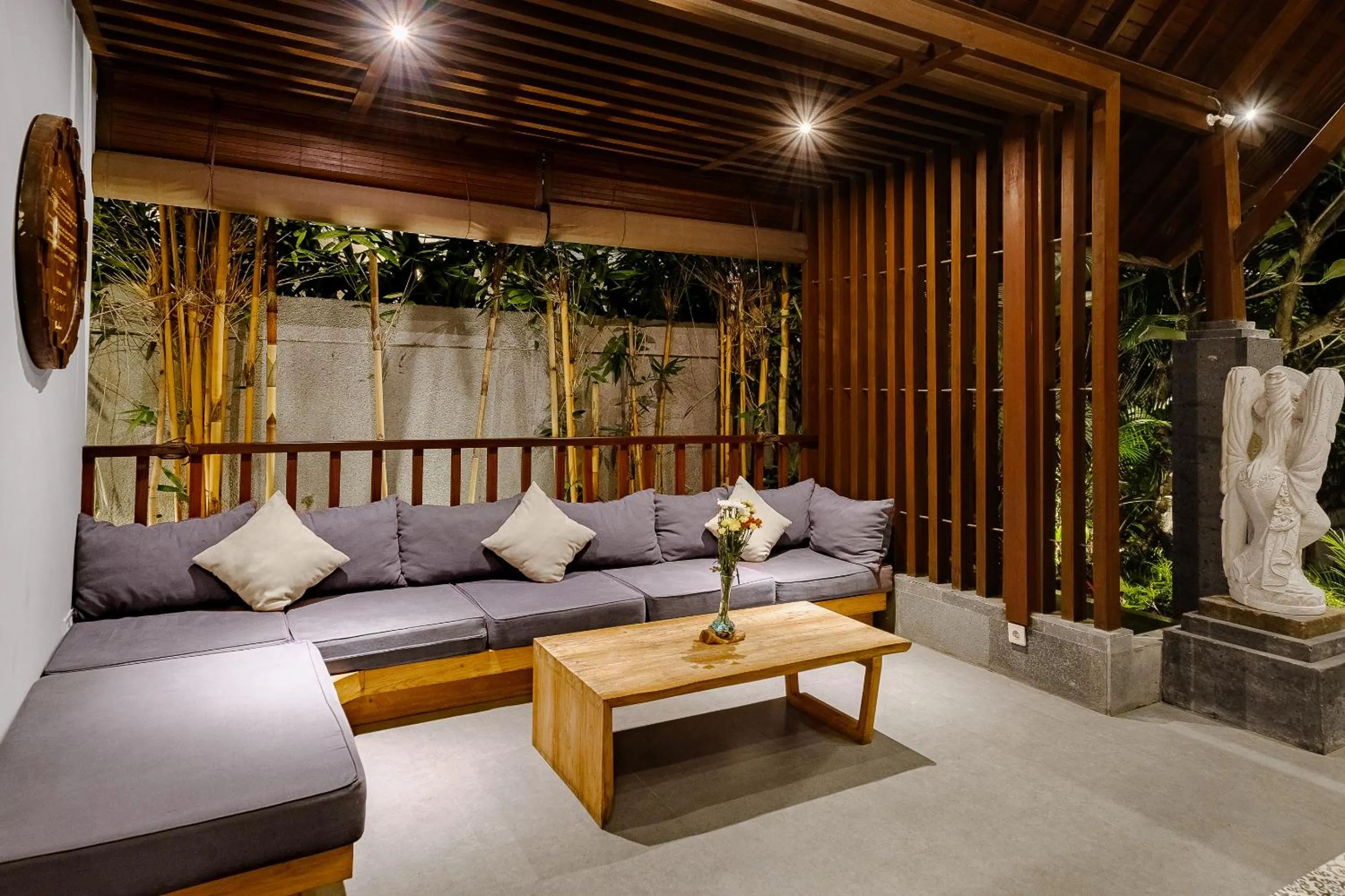 Seating area in Elitya Ubud Villa
