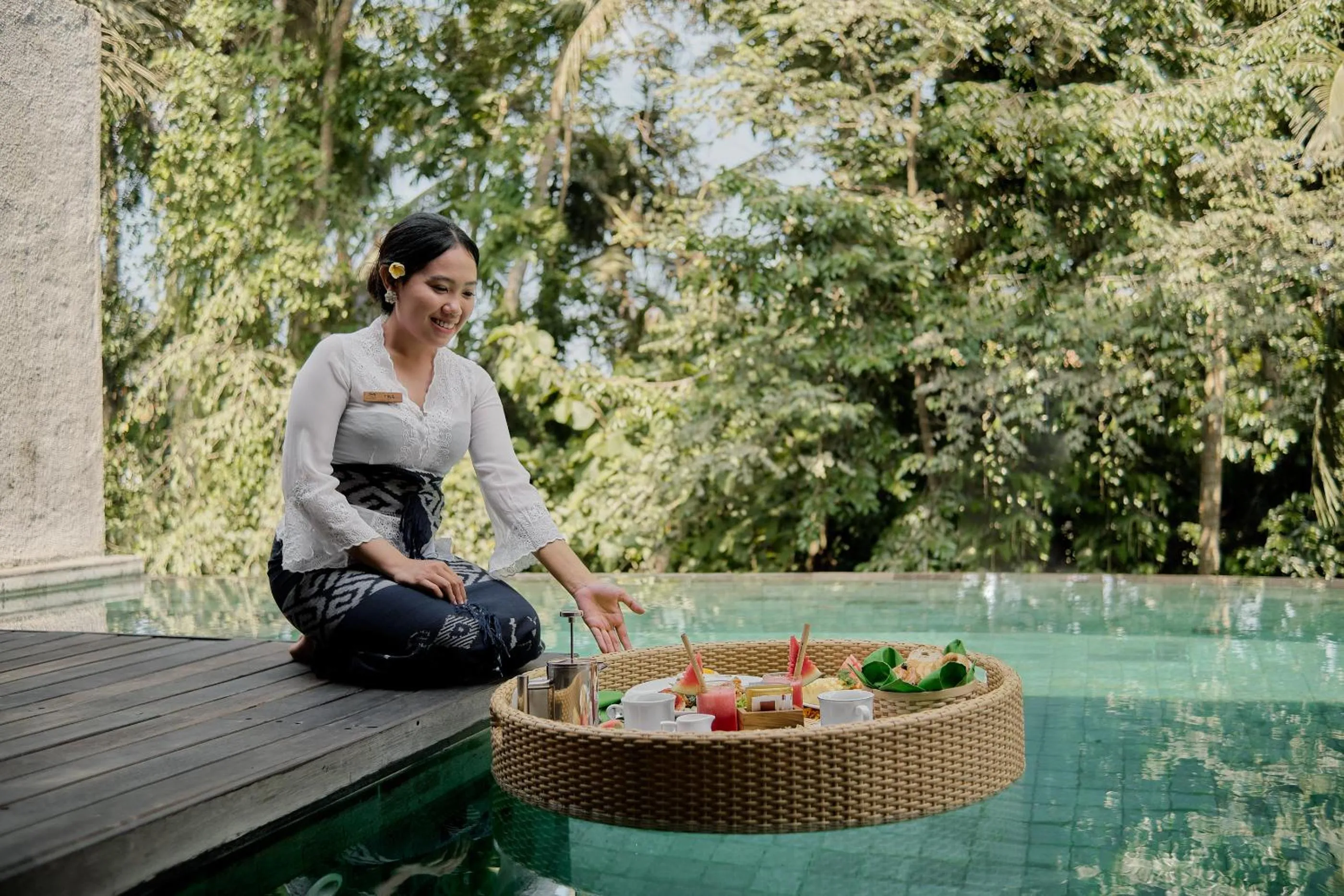 Breakfast in Elitya Ubud Villa