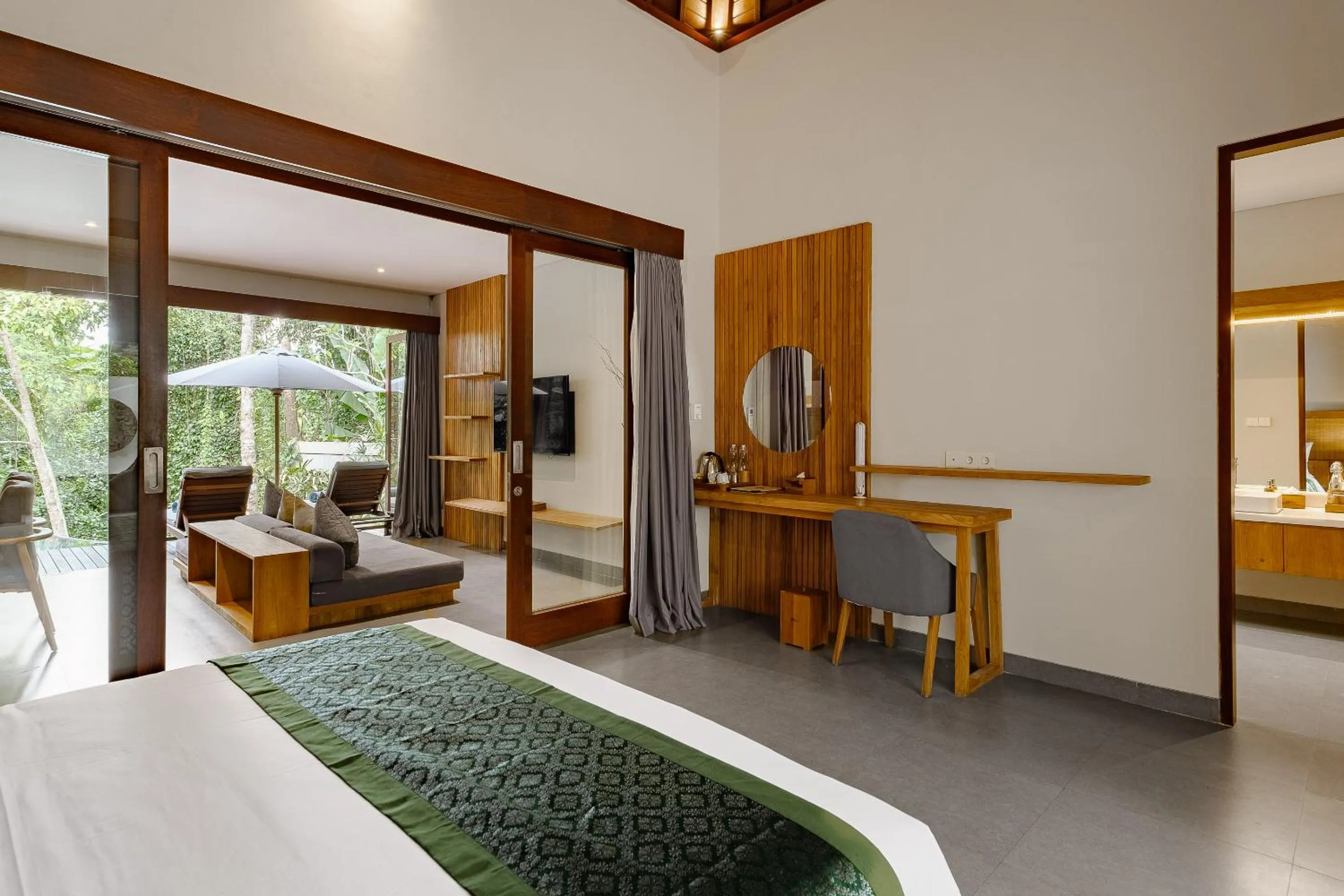 Bed in Elitya Ubud Villa