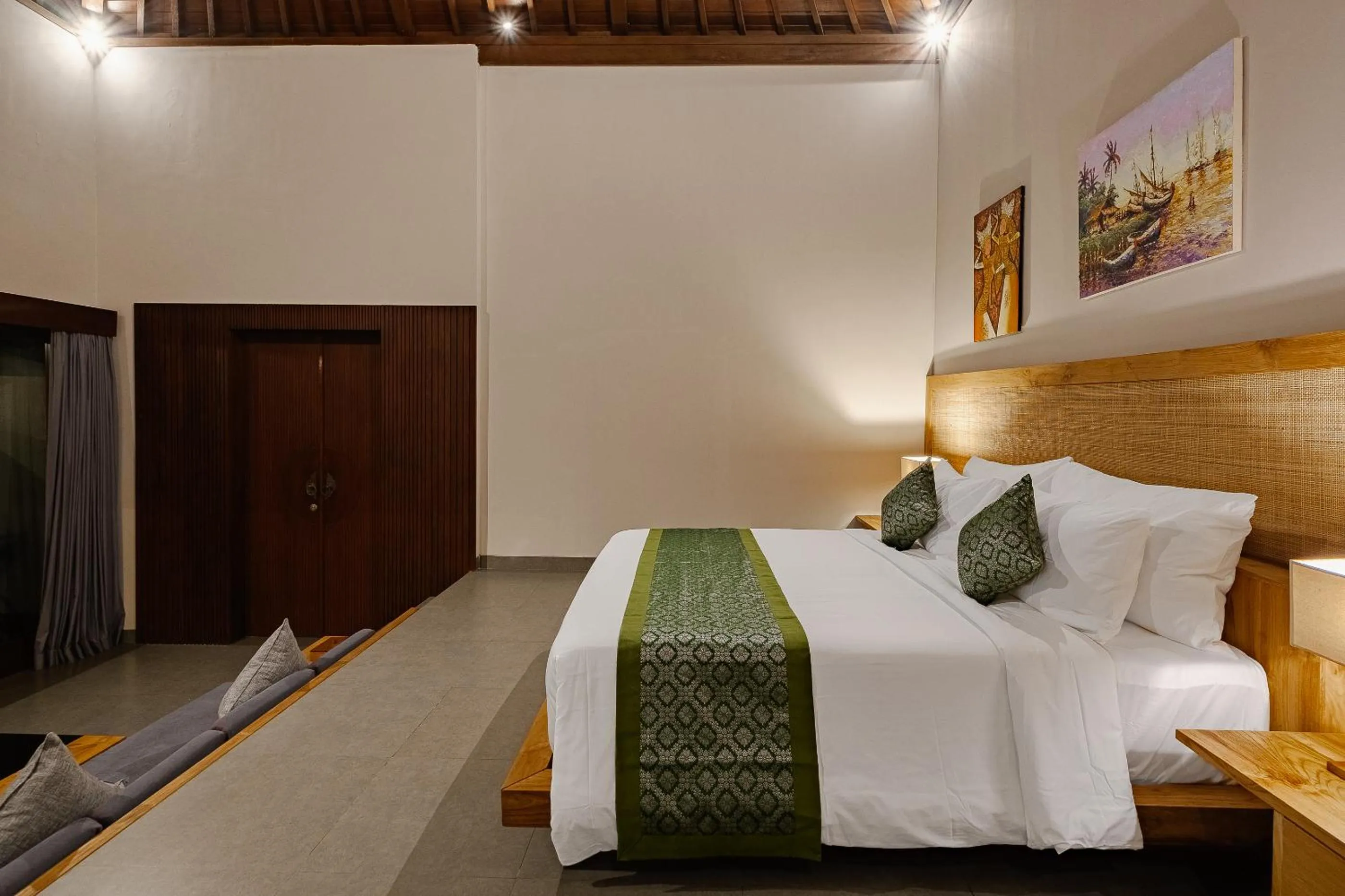 Bed in Elitya Ubud Villa