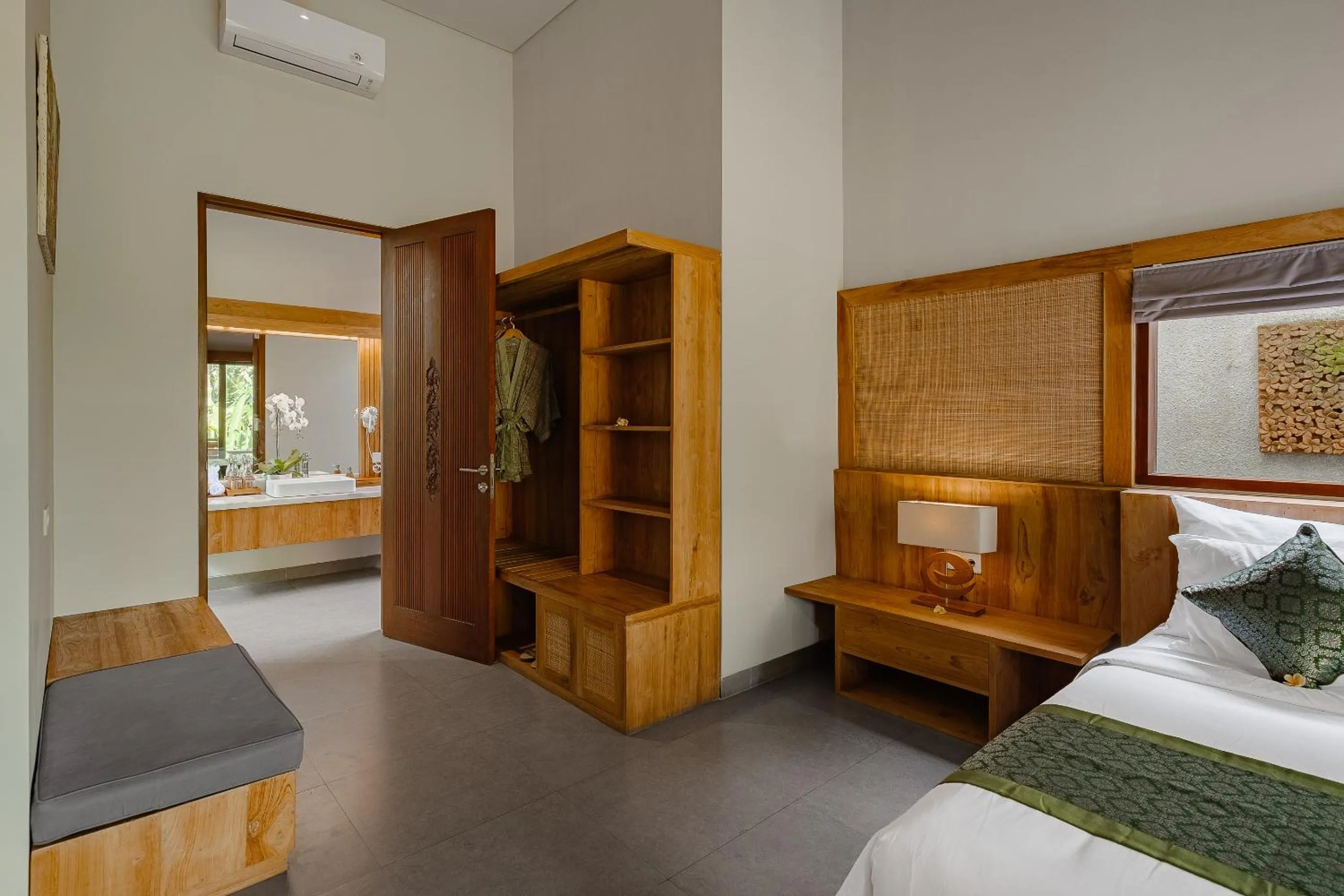 Bed in Elitya Ubud Villa