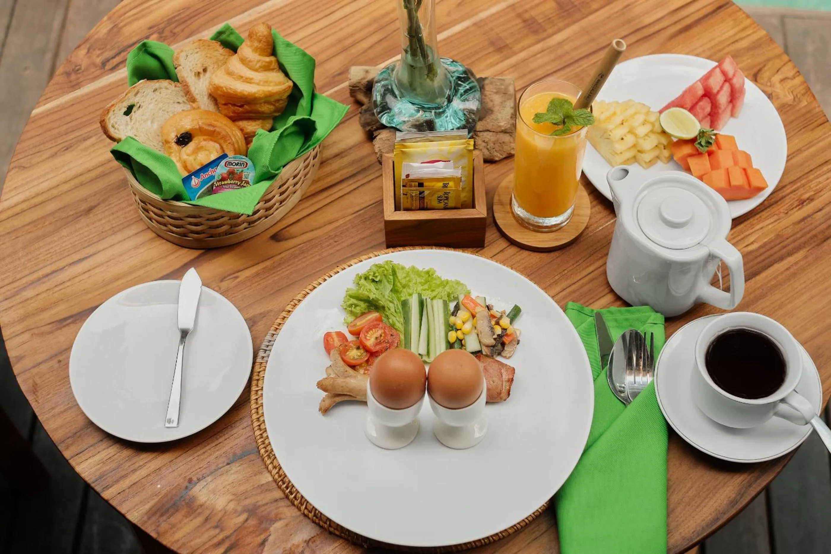 Breakfast in Elitya Ubud Villa