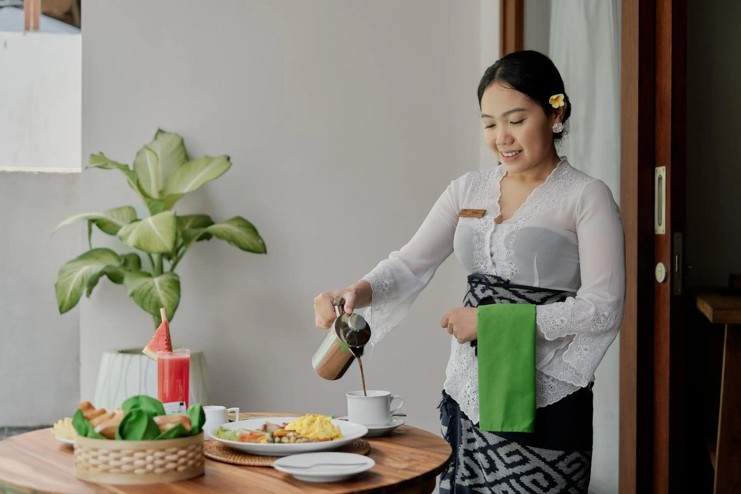 Breakfast in Elitya Ubud Villa