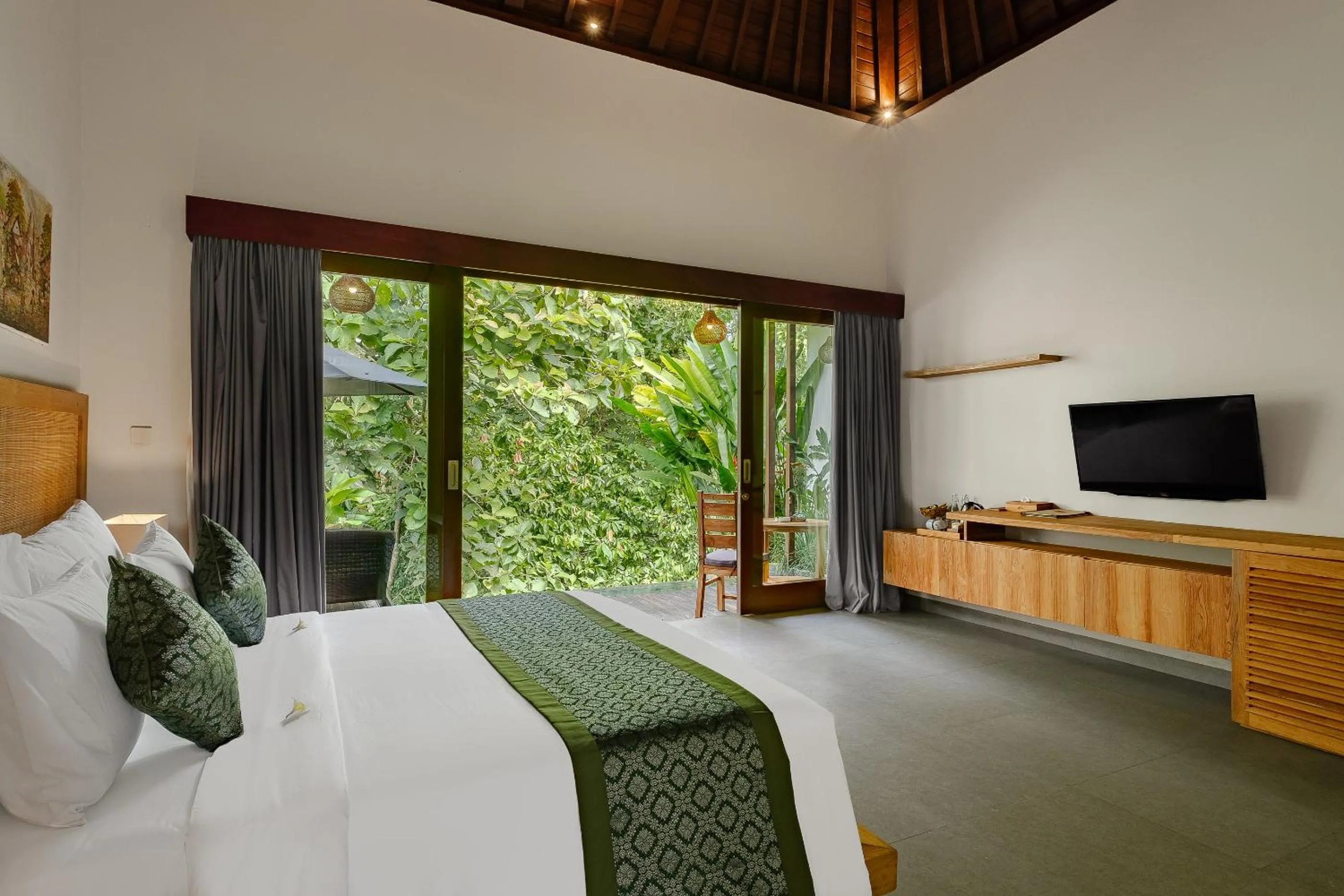Bed in Elitya Ubud Villa