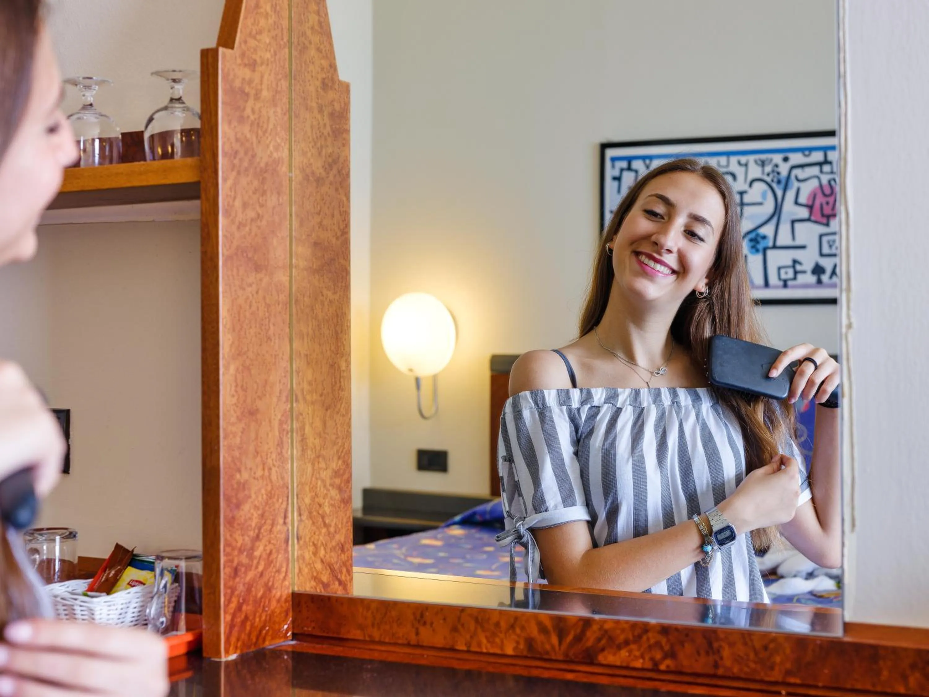 Bedroom in Hotel San Pietro
