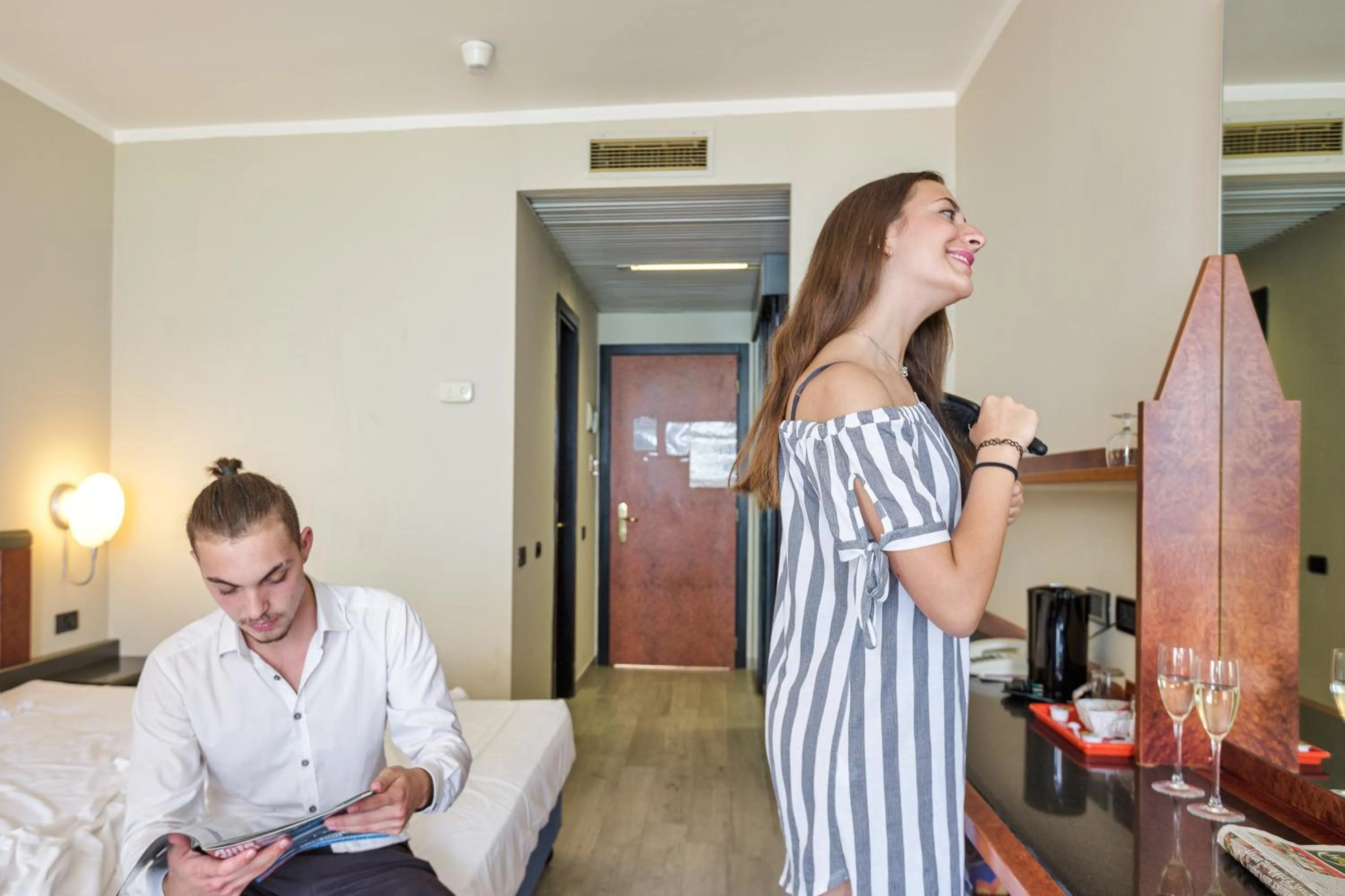 Bedroom in Hotel San Pietro