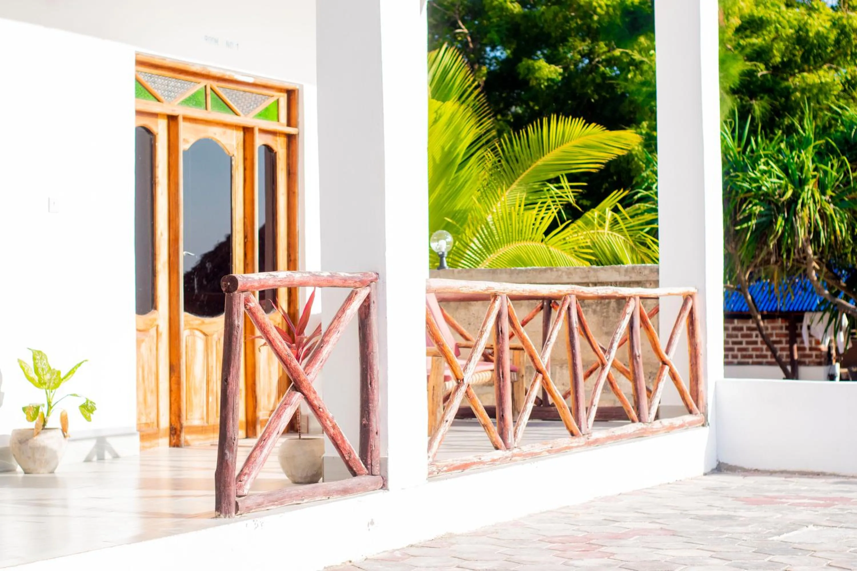 Balcony/Terrace in Amazing Beach Hotel Zanzibar